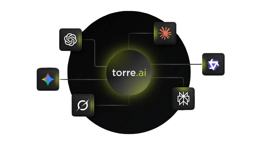 AI agents connect to Torre via API and MCP