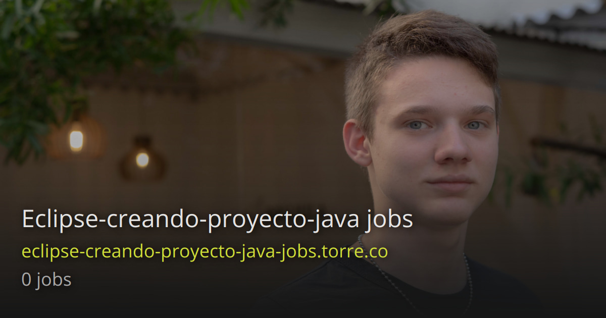 Eclipse jobs, professionals, and companies hiring Torre