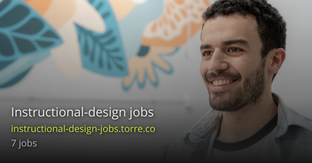 Instructional Design Jobs Torre