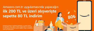 Amazon.com.tr 80₺ Yeni Üyelik İndirim Kodu