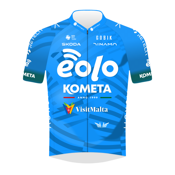 Maillot Cyclisme Eolo Kometa Porté - Tour De France UCI - Très Bon état