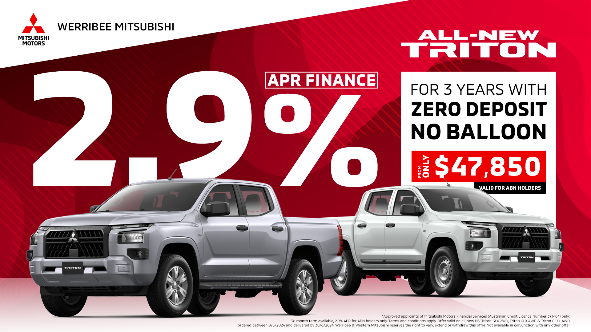 Werribee Mitsubishi 2.9% SALE Image