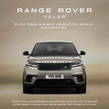 RANGE ROVER VELAR $5,000 TRADE IN BONUS Image