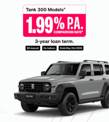 Tank 300 Finance Offer available on select  new & demo Tank 300 models^ Image