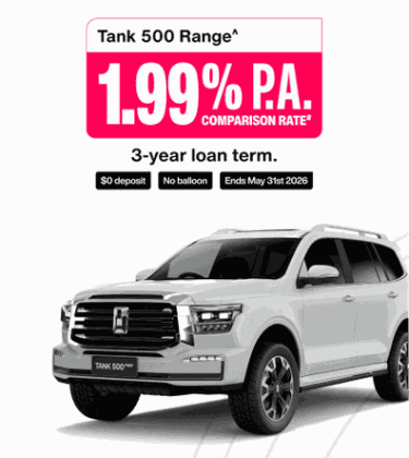 Tank 500 Finance Offer available across new & demo Tank 500 range^ Image