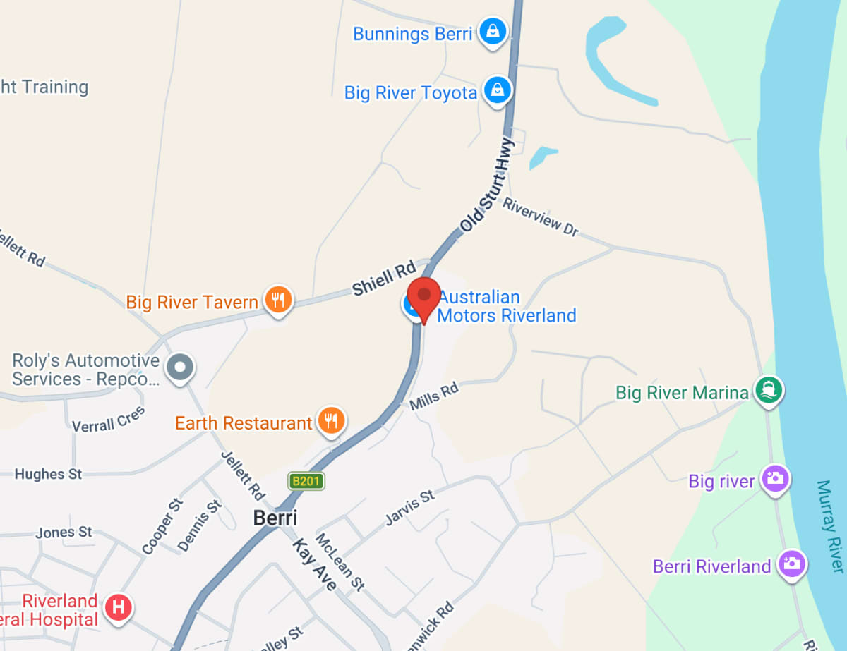 Berri Hyundai map