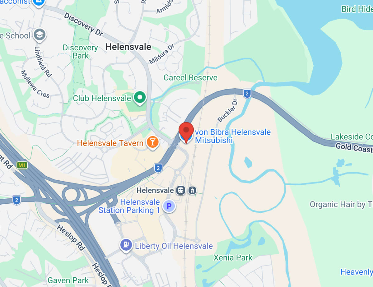 von Bibra Mitsubishi Helensvale map