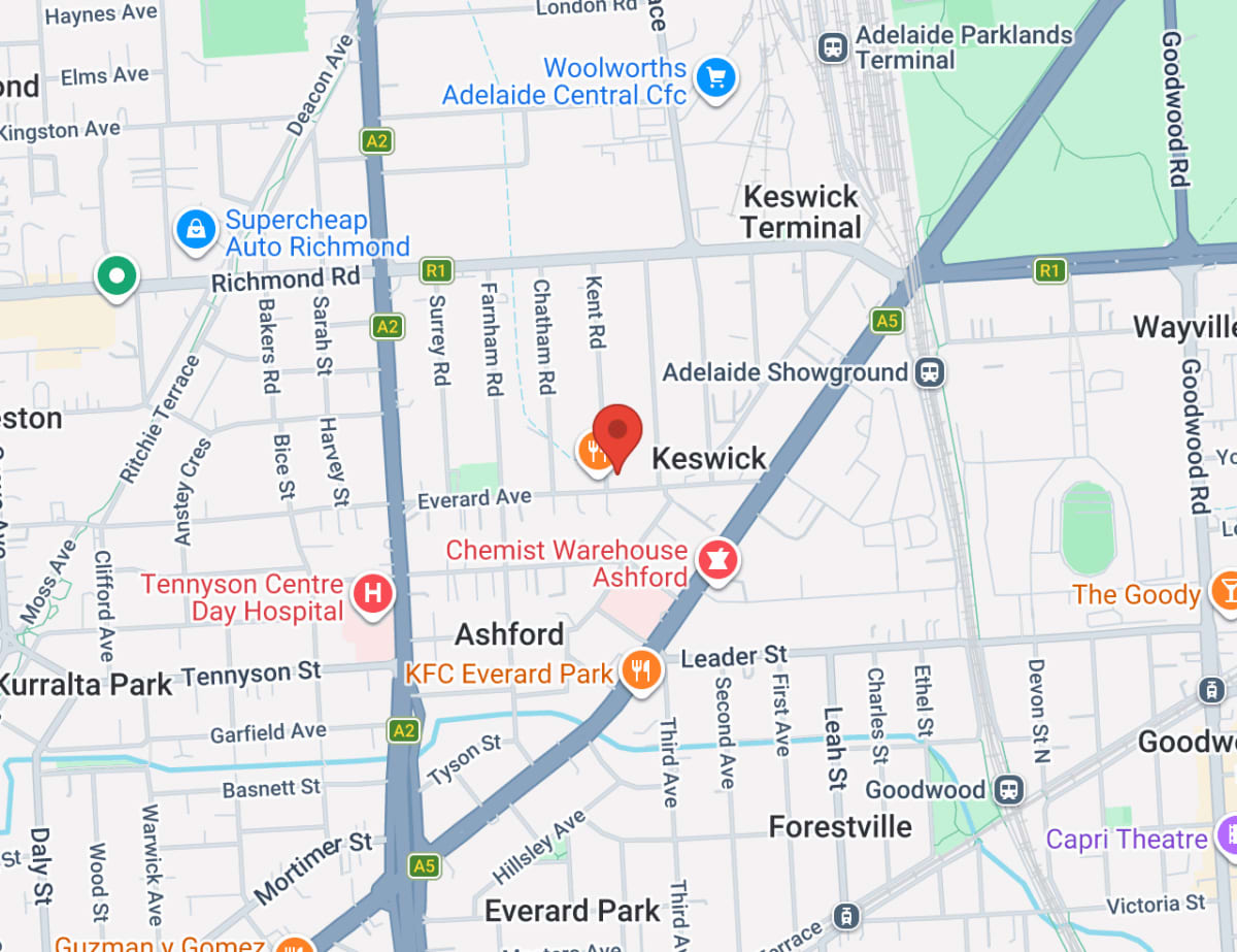 Edwardstown Mazda - Parts map