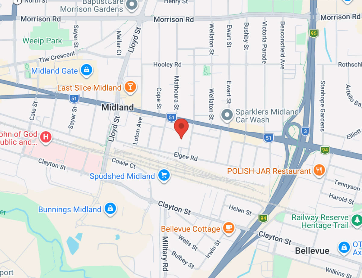 Midland Suzuki map