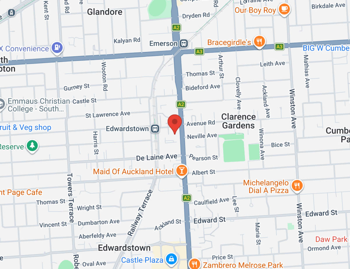Edwardstown Mazda map
