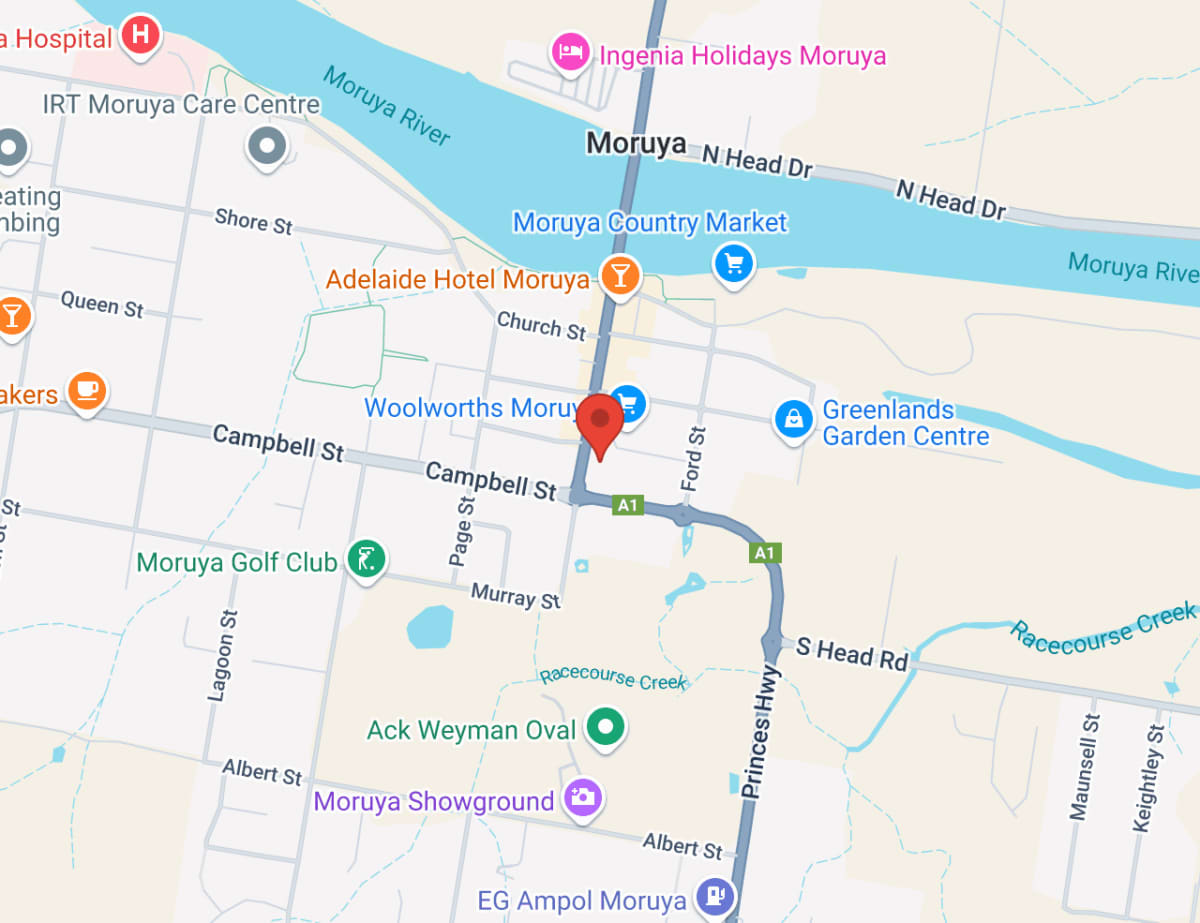 Moruya Ford Used map