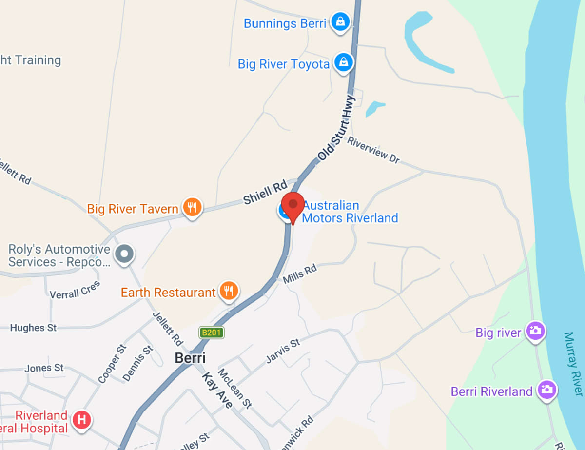 Berri Mitsubishi map