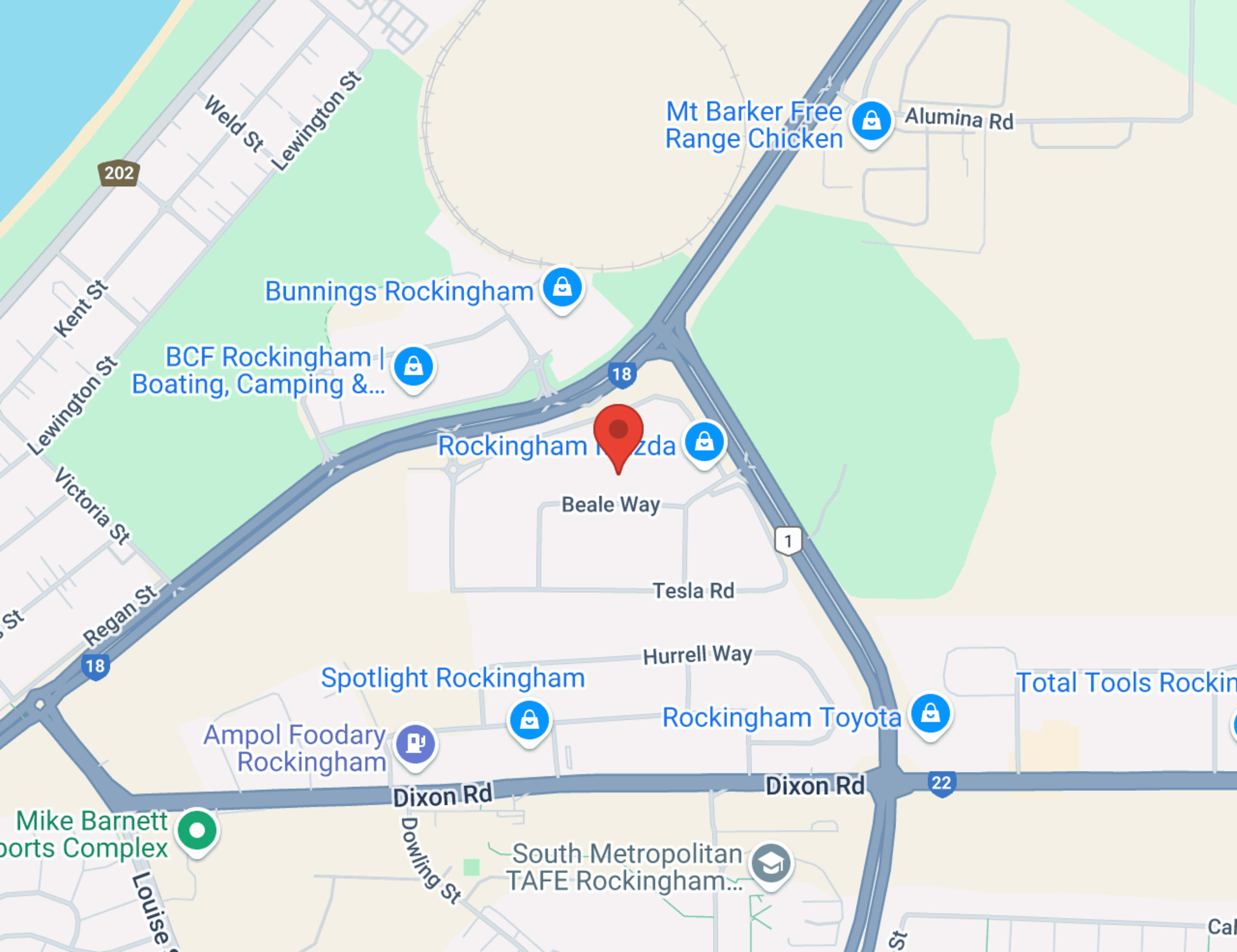 Rockingham LDV map