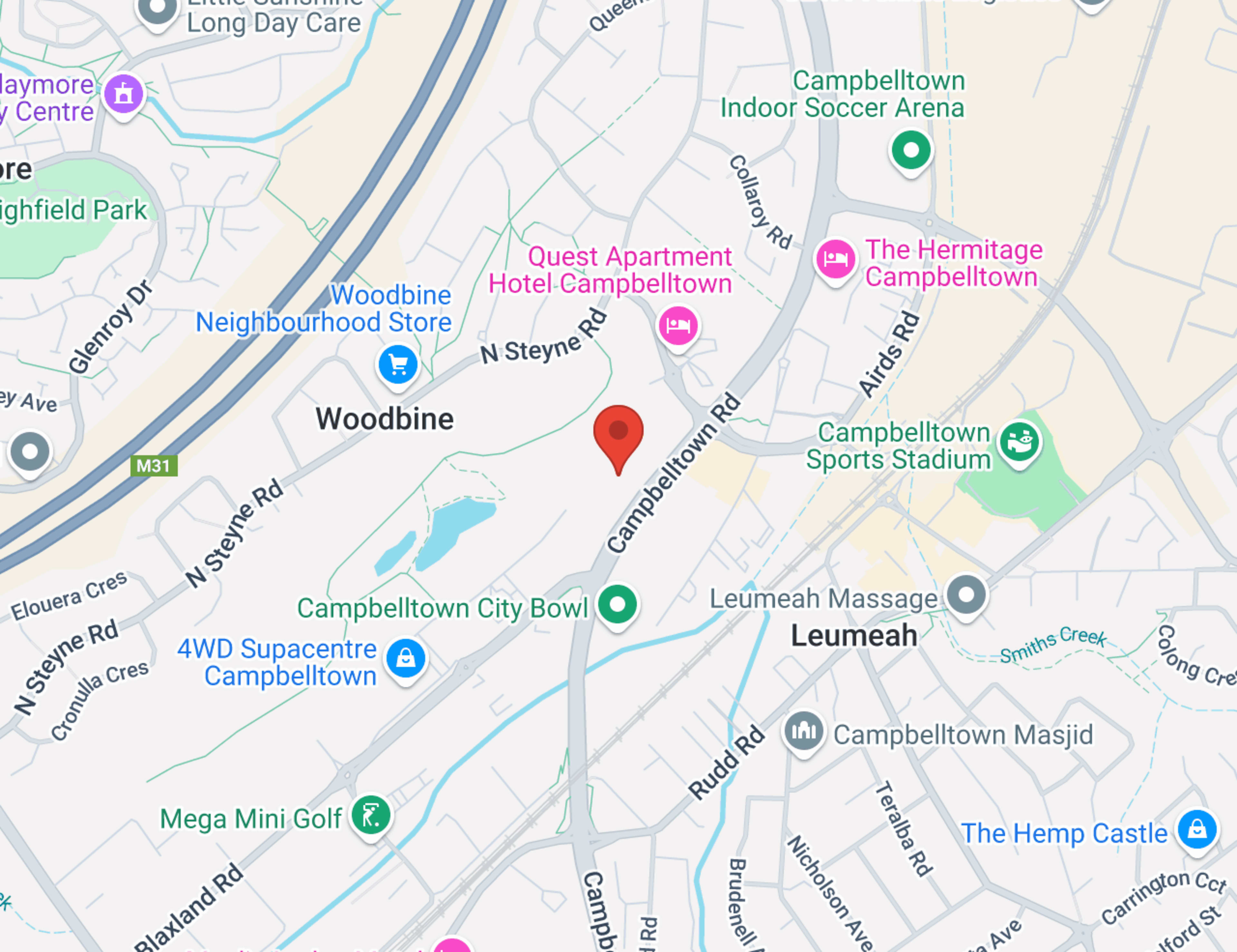 Macarthur Mazda map
