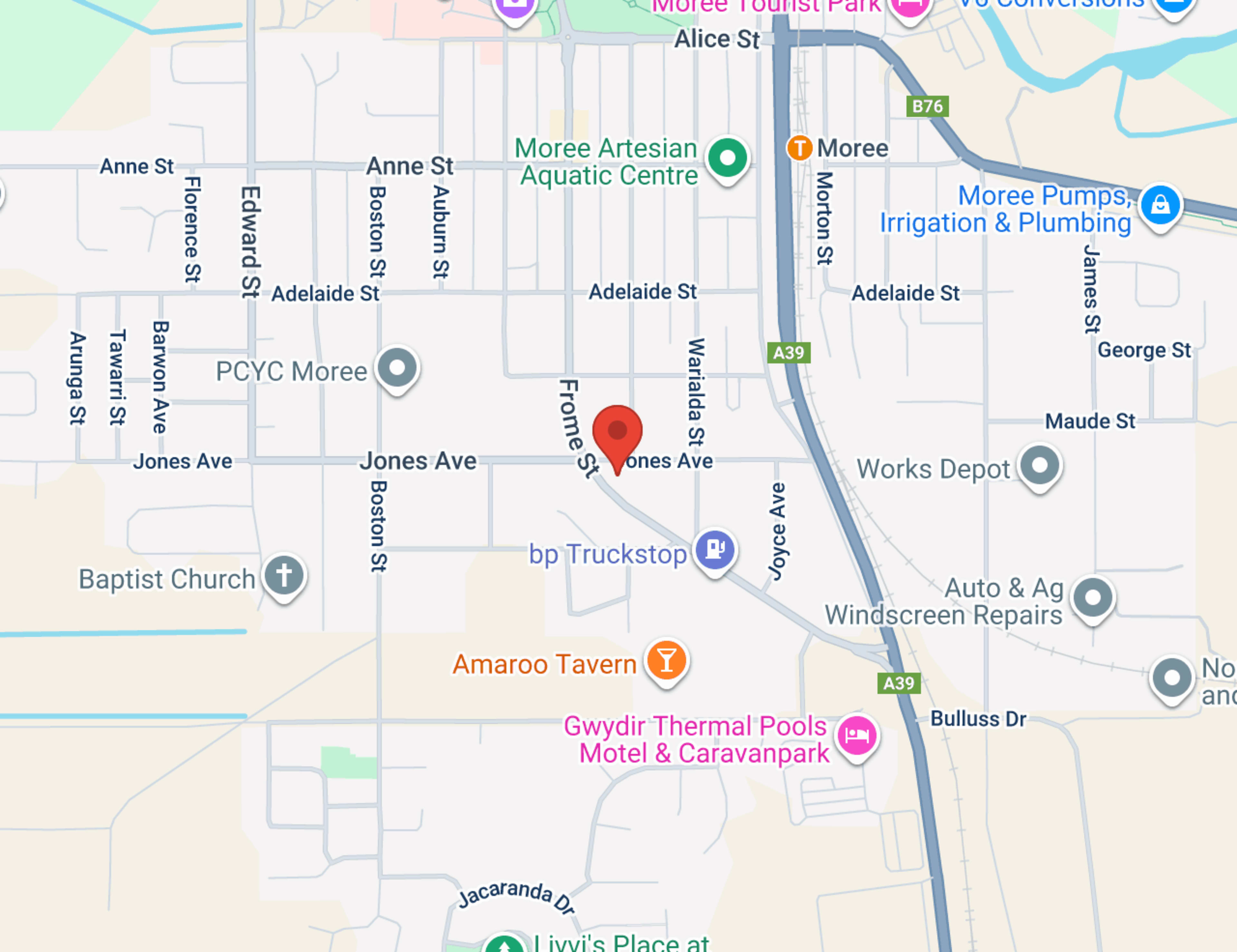 Moore Nissan - Parts map