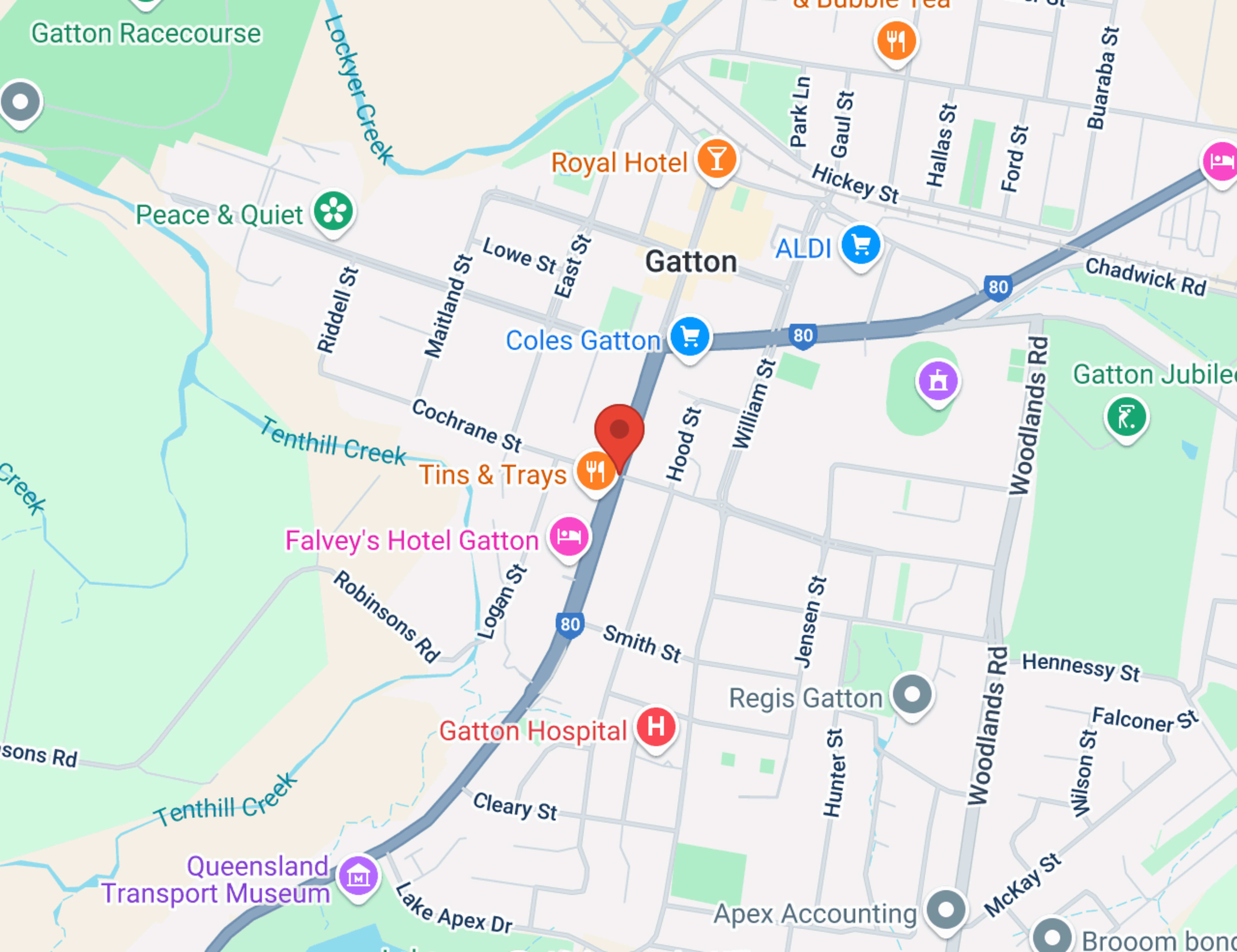 Lockyer Valley Toyota  map