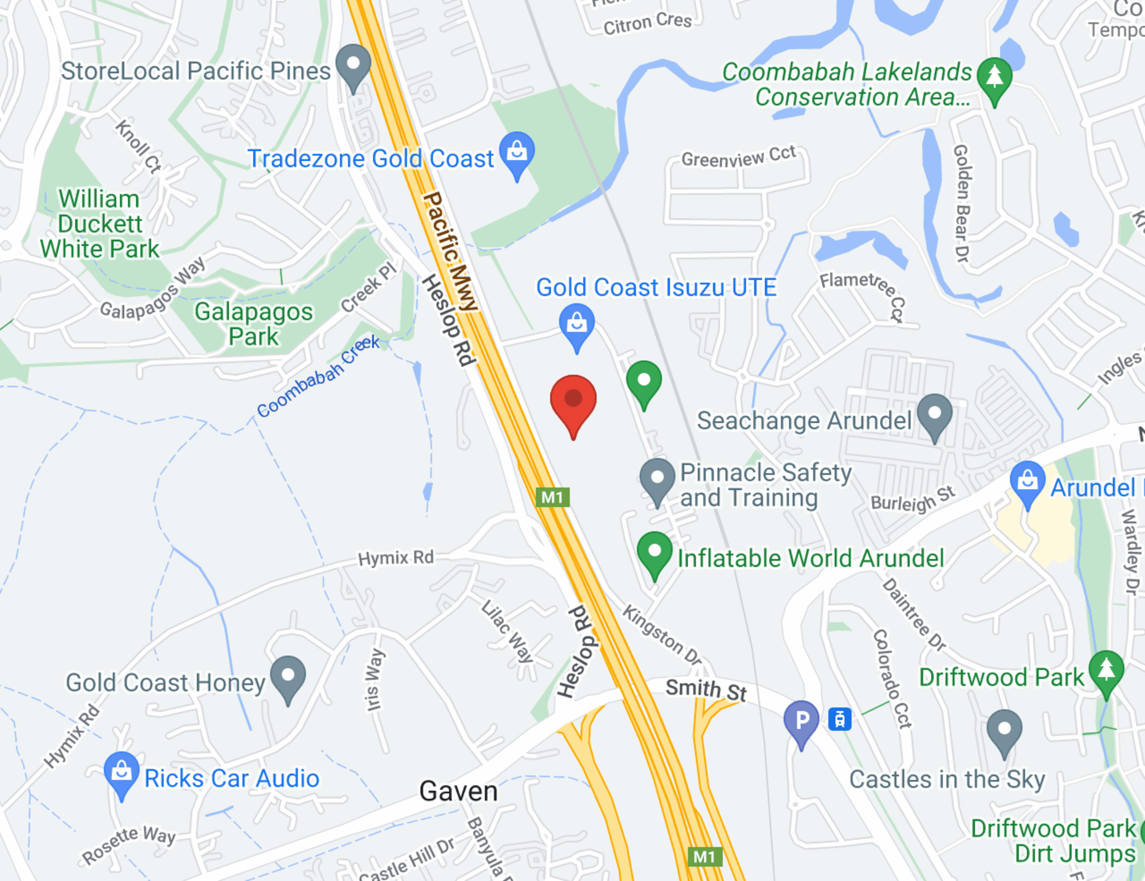 Gold Coast Volkswagen - Sales map