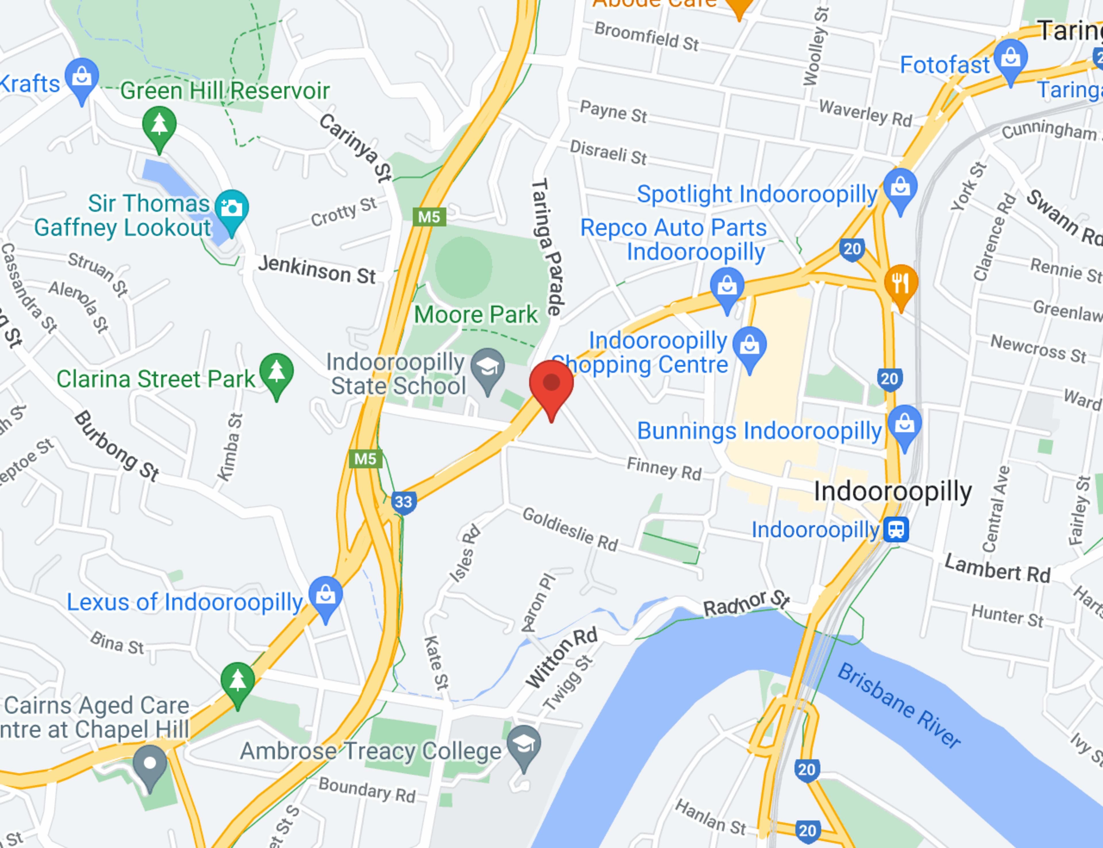 Westpoint Autos - Indooroopilly  map