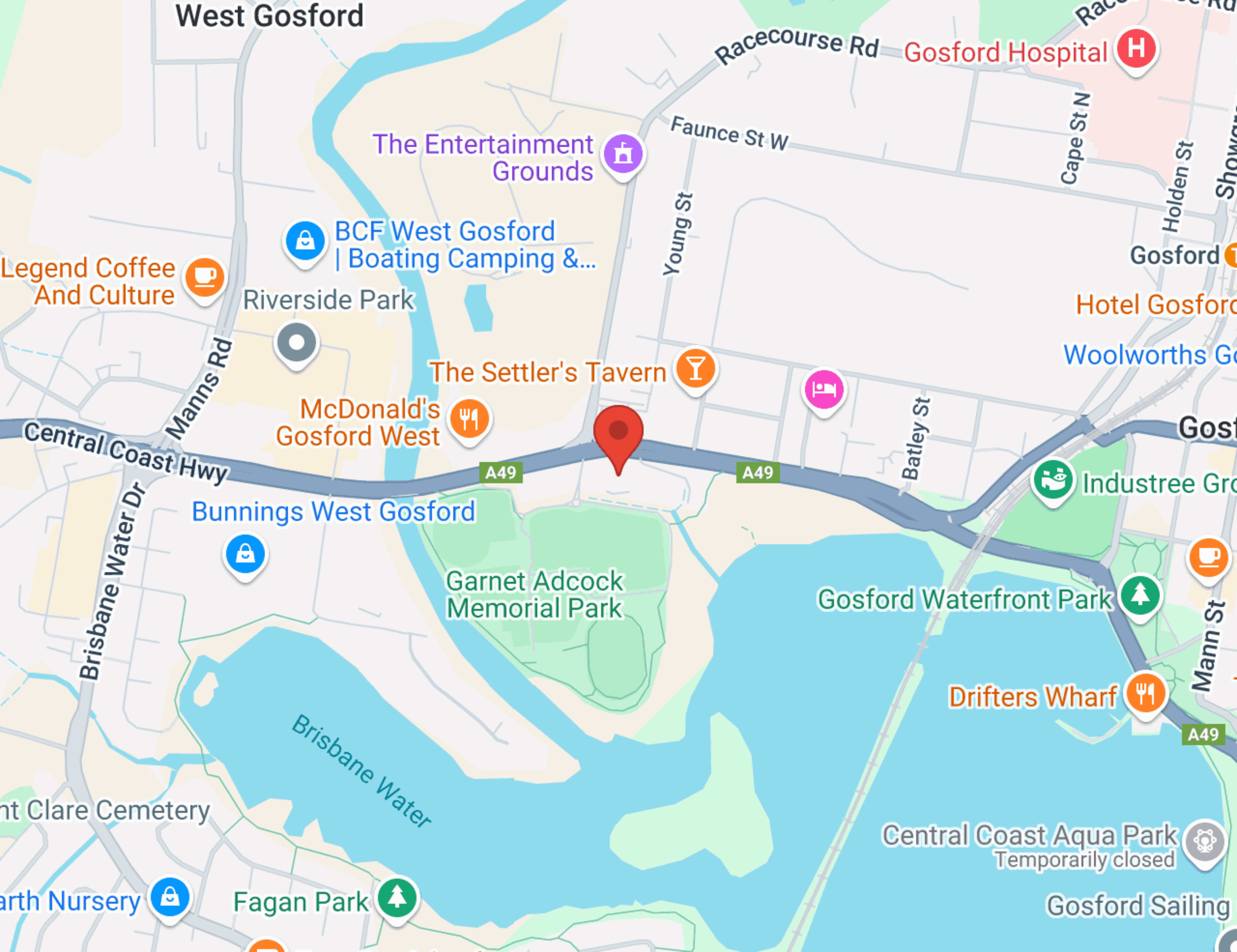 Central Coast Fiat Professional map
