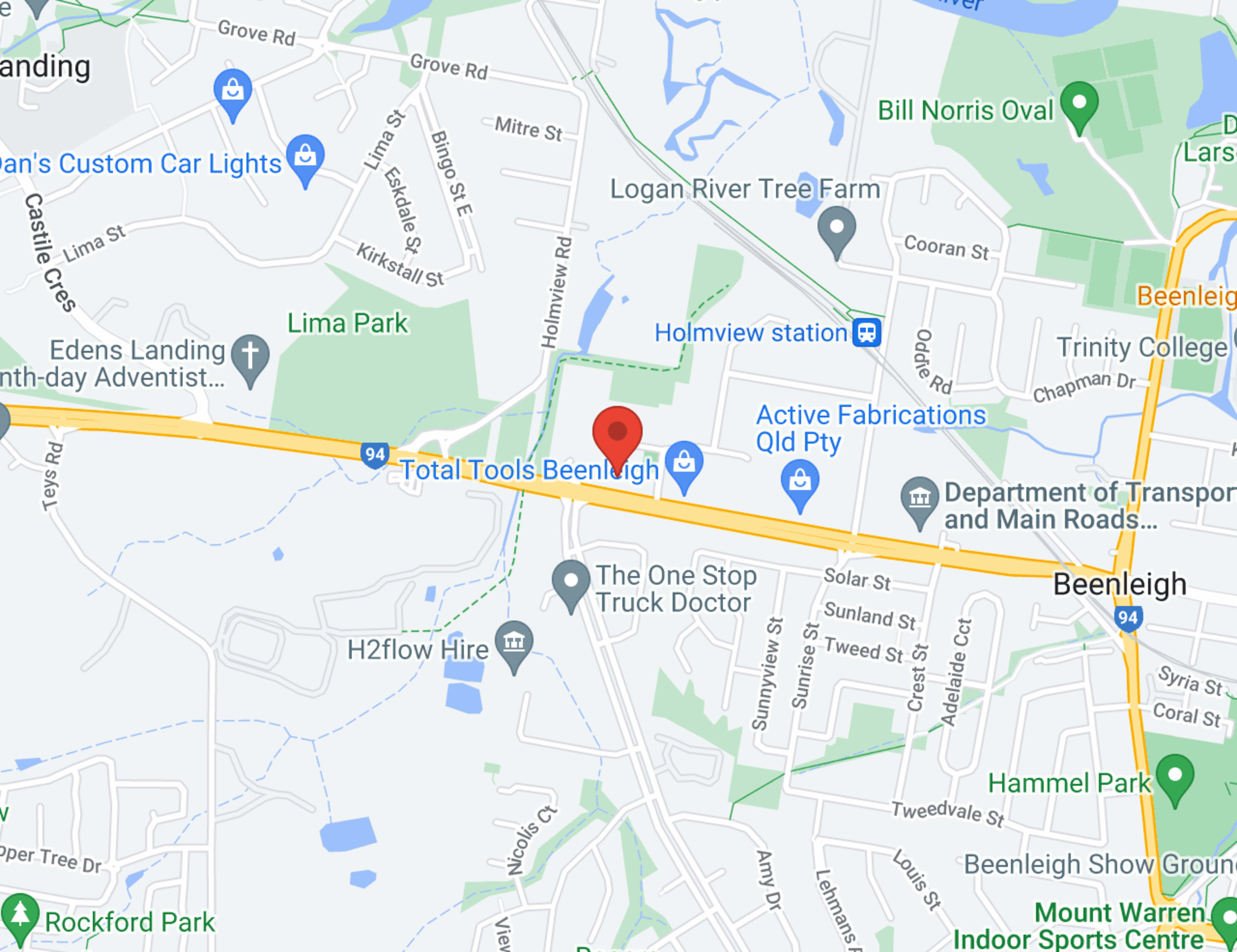 Q Ford - Beenleigh Service Centre map