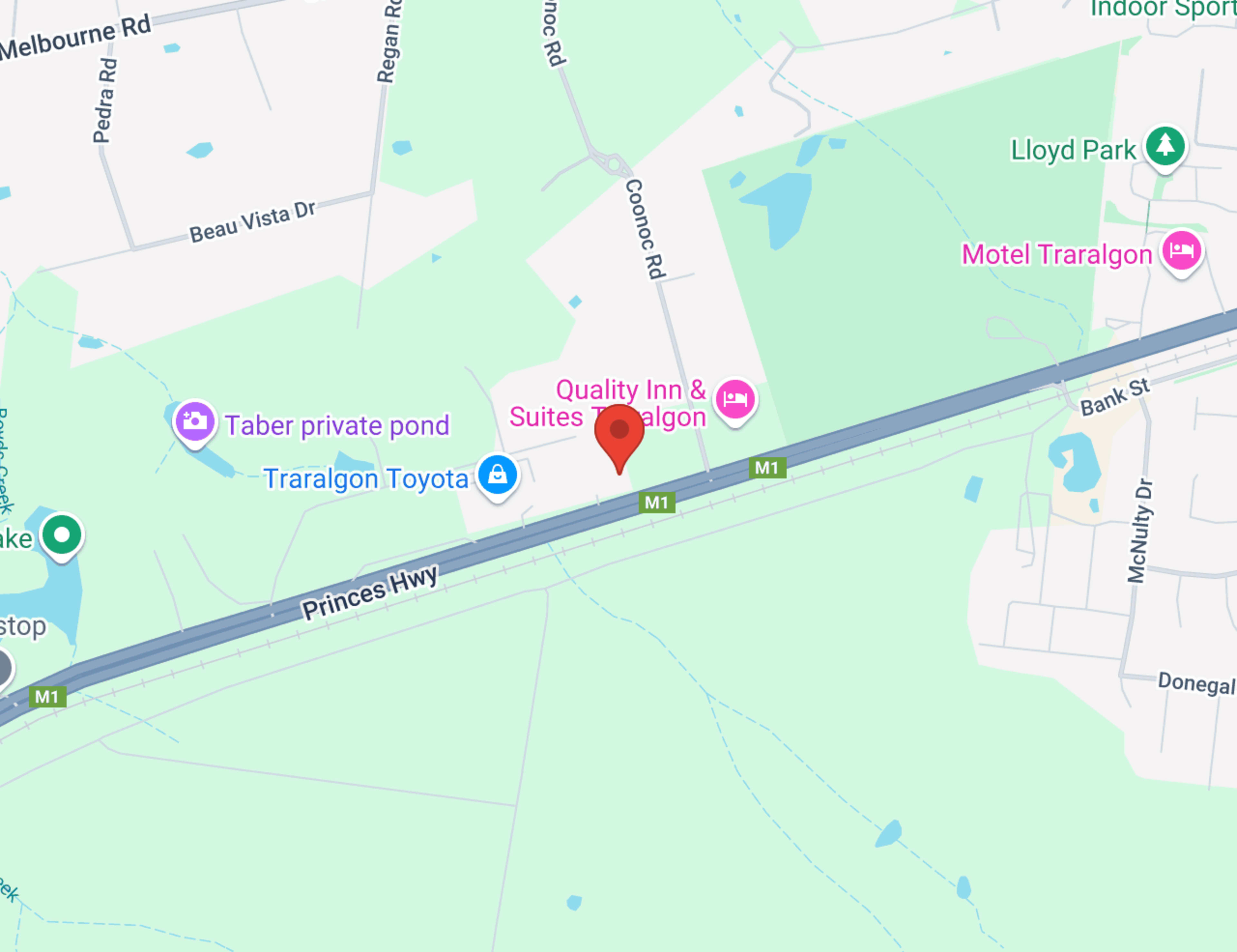 Traralgon Volkswagen map