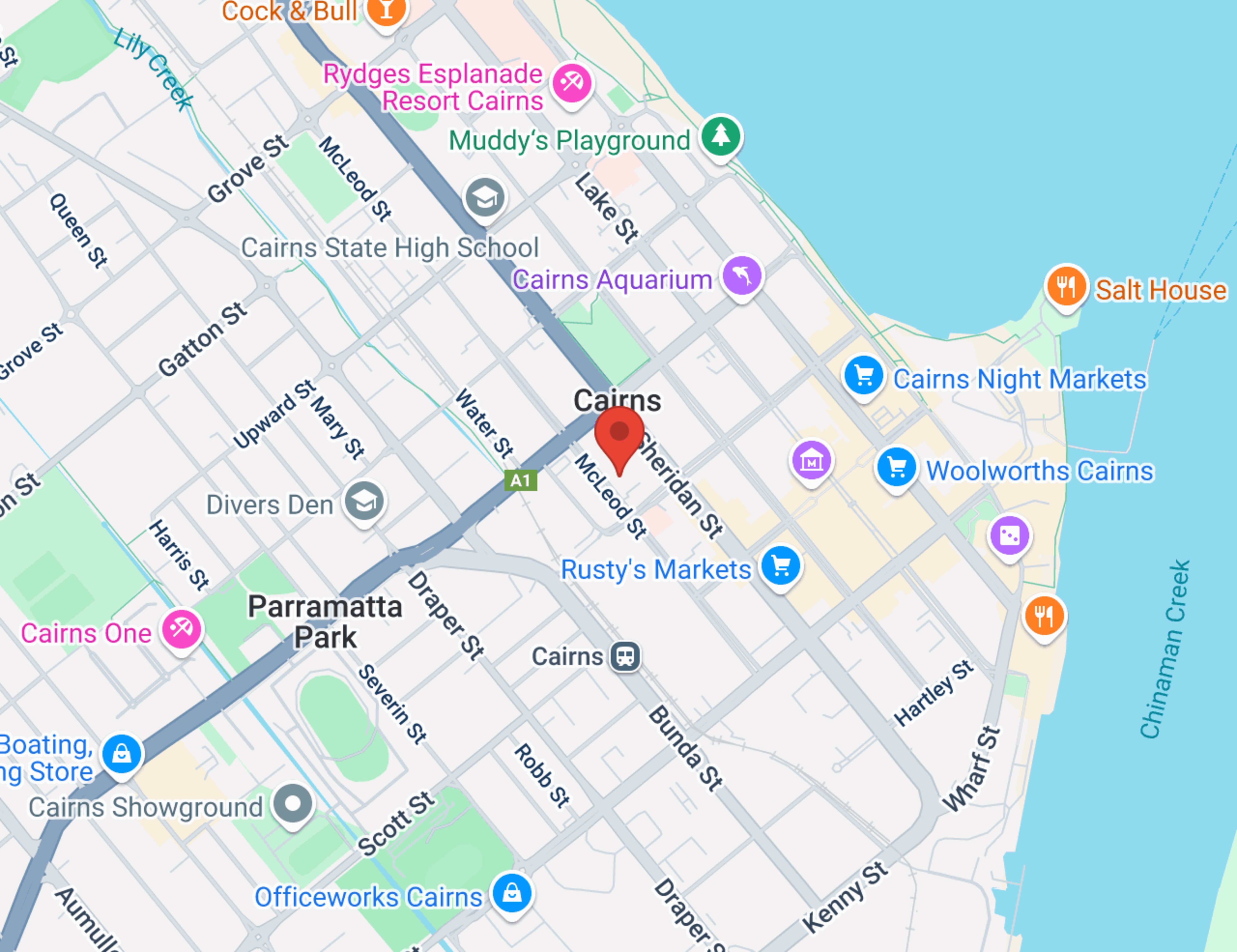 Trinity Kia map