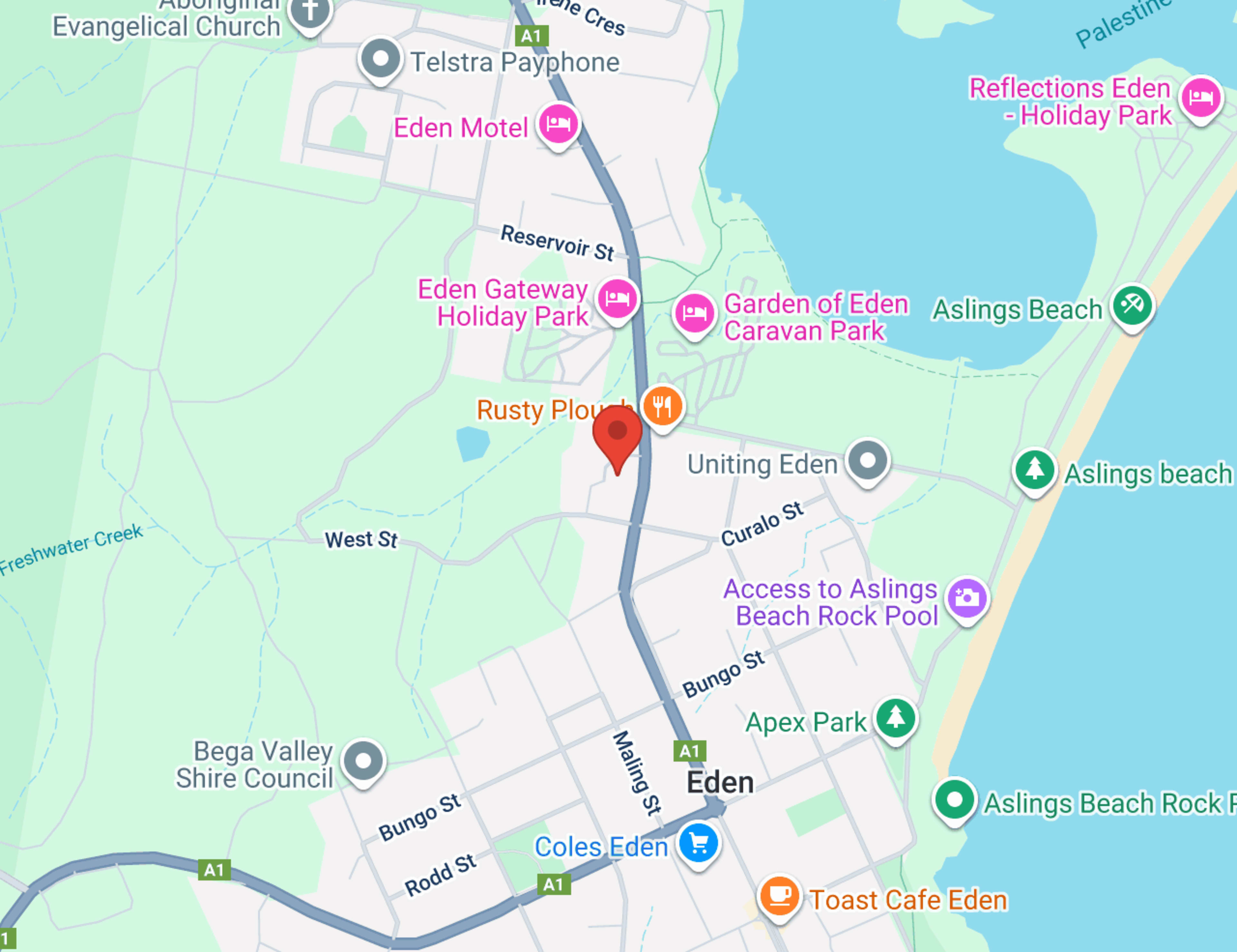Eden Mazda map