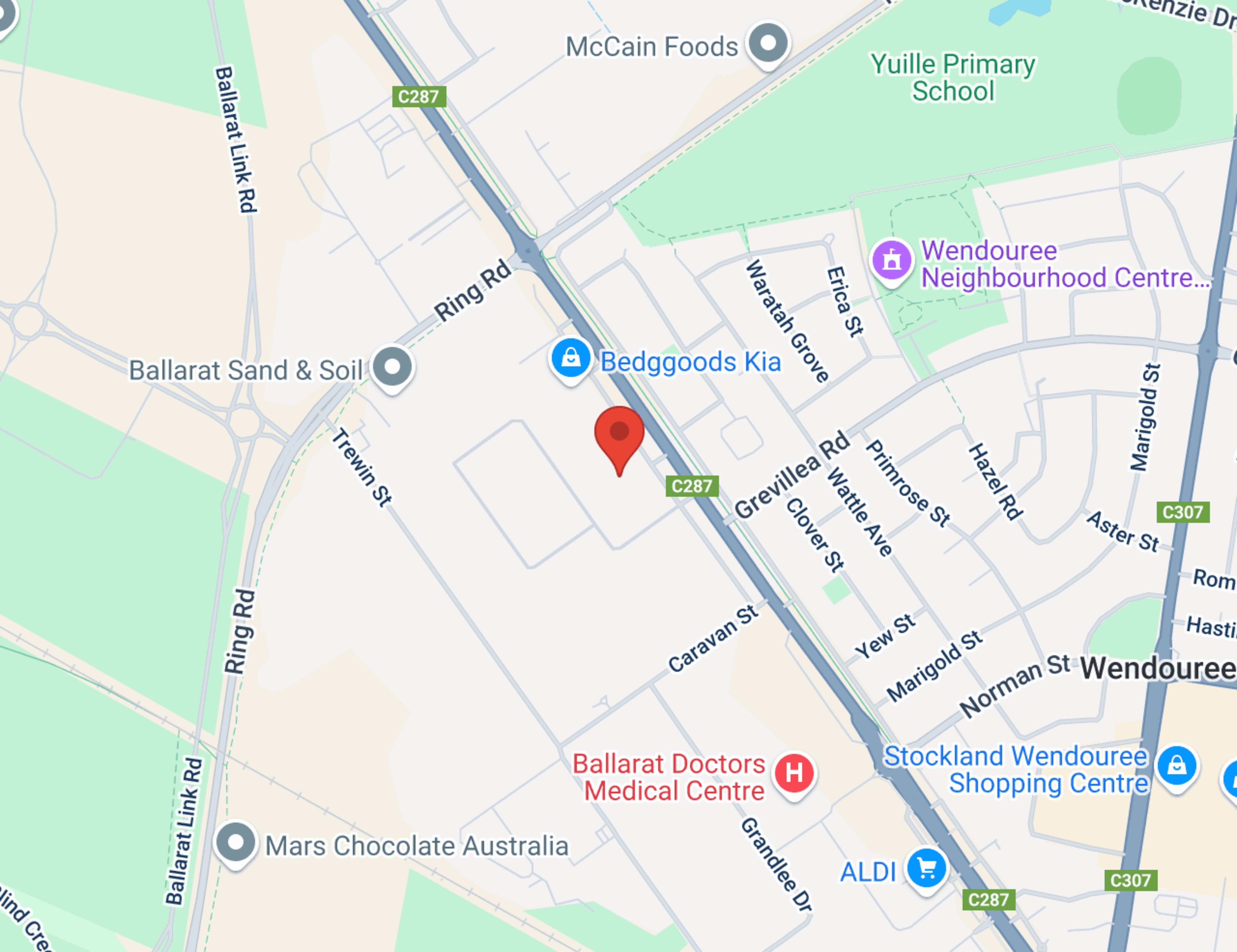 Ballarat Mazda Used map