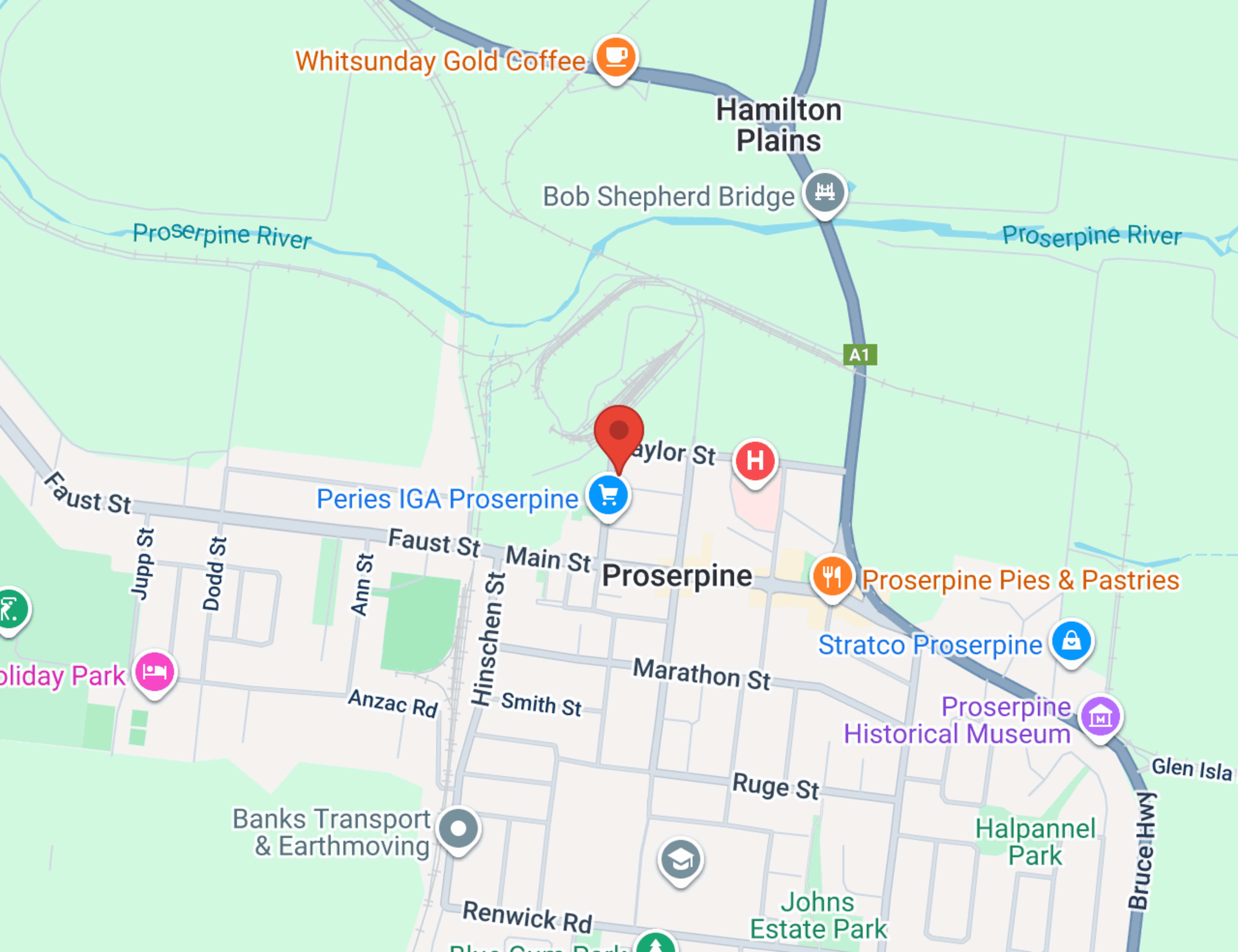 Whitsunday Nissan map