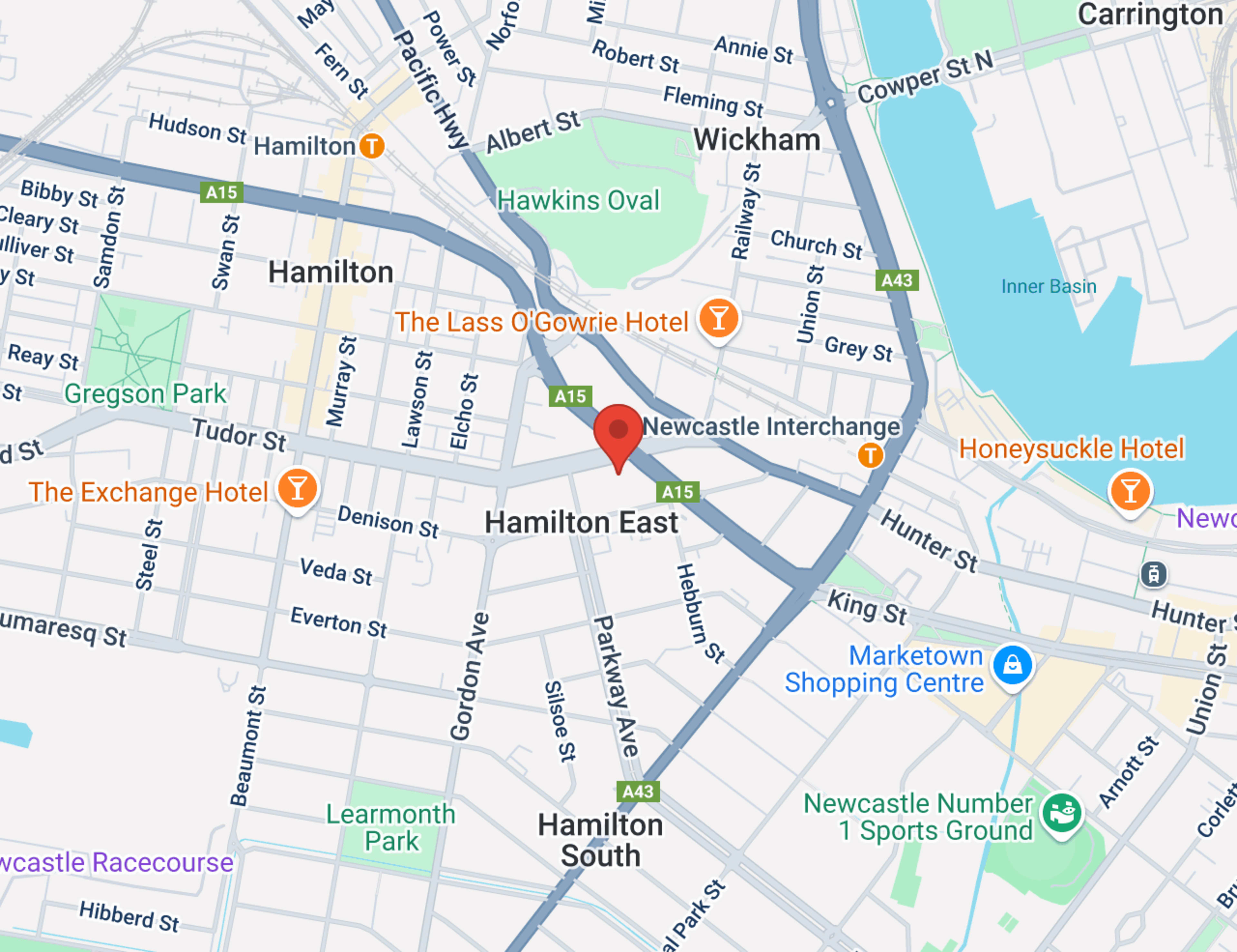Kloster Honda map