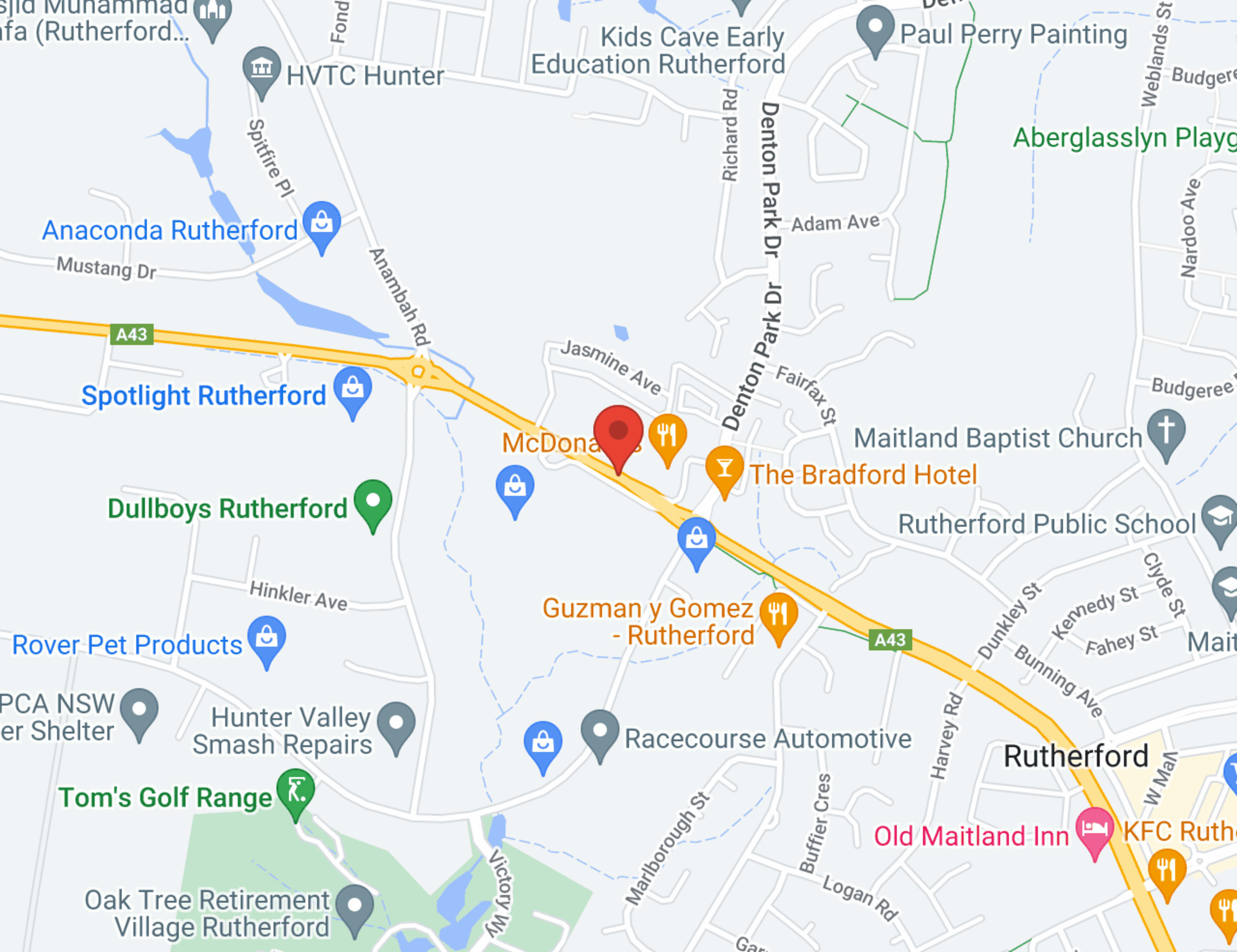 Highway Hyundai - Service map