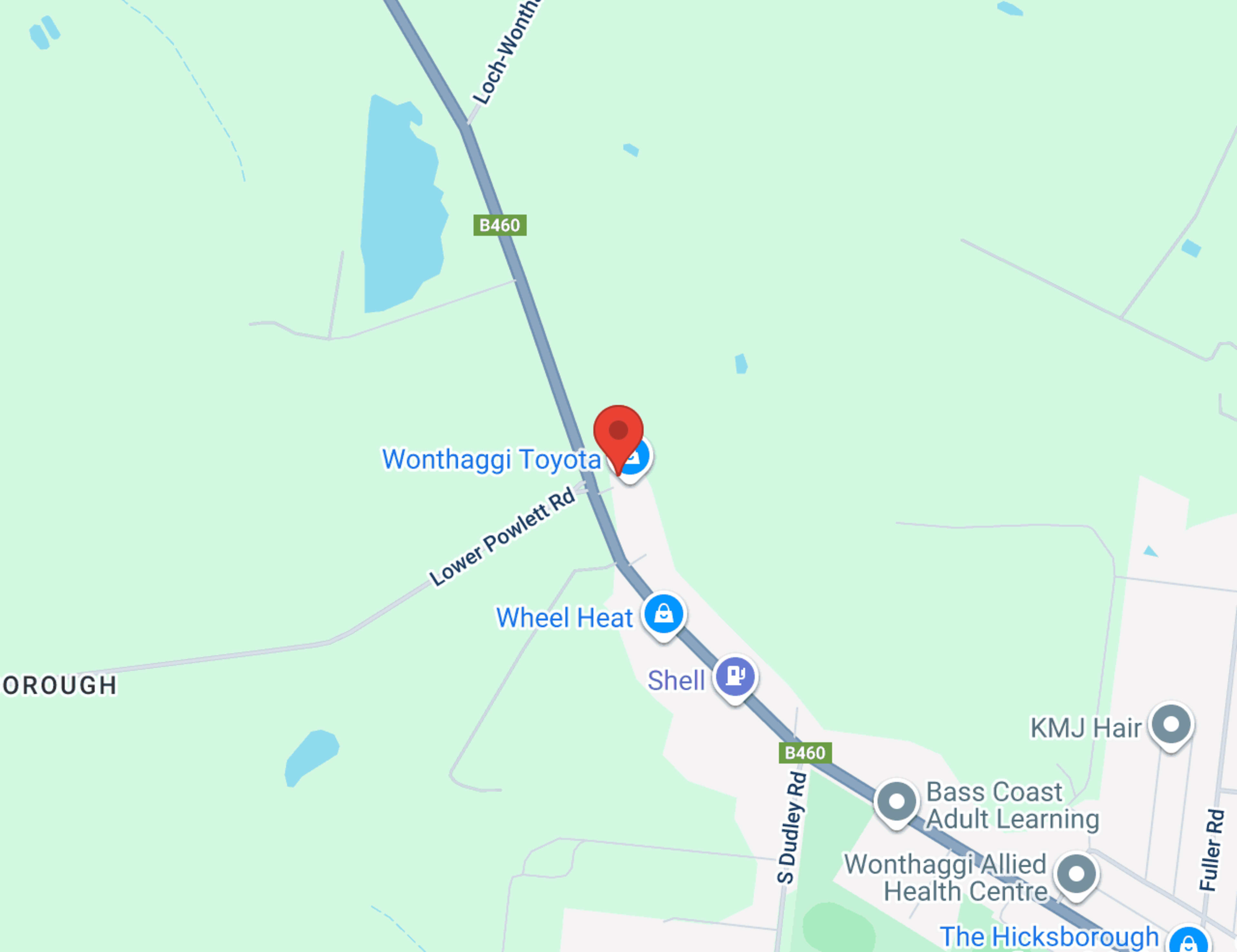 Wonthaggi Kia map