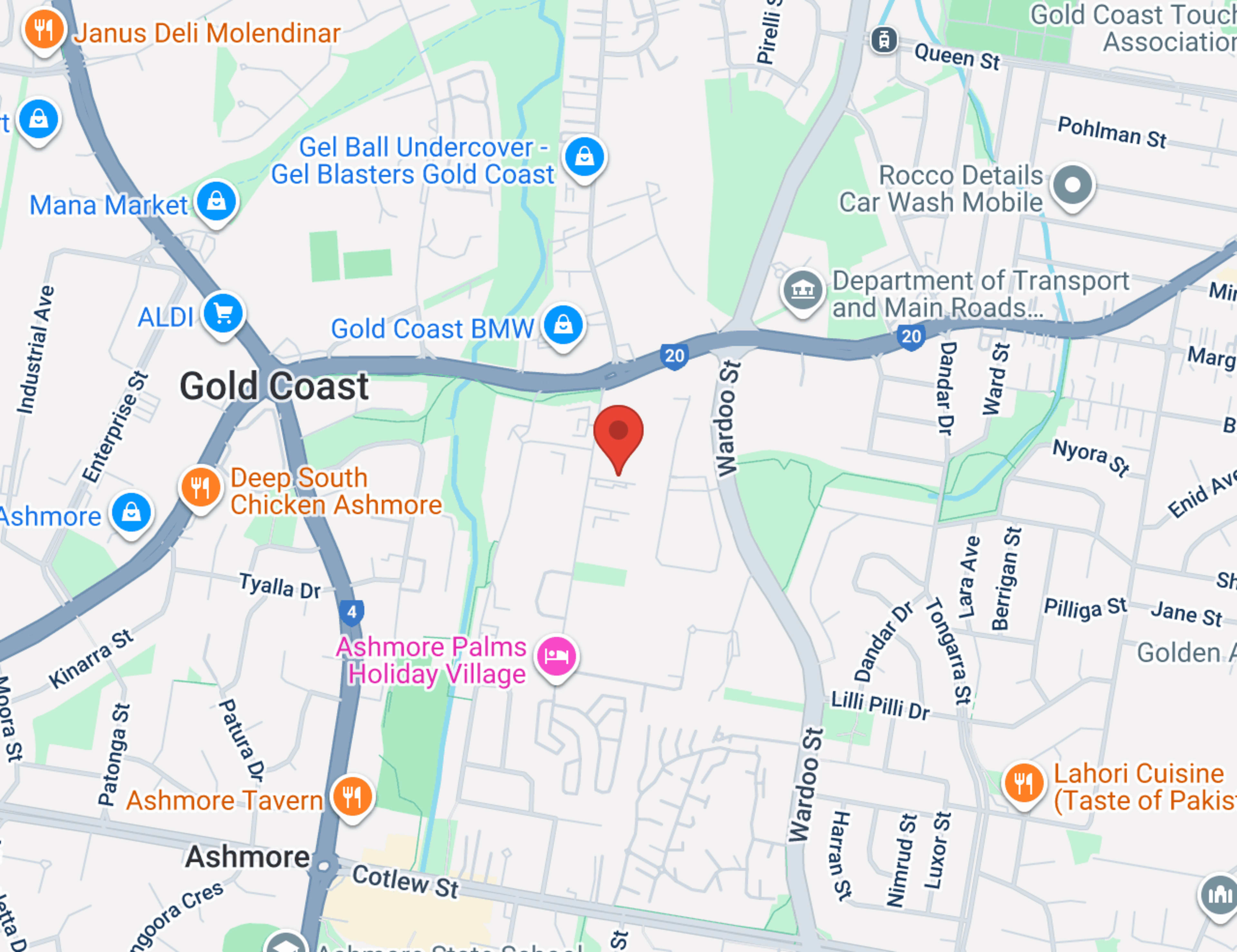 Used Cars Arundel map