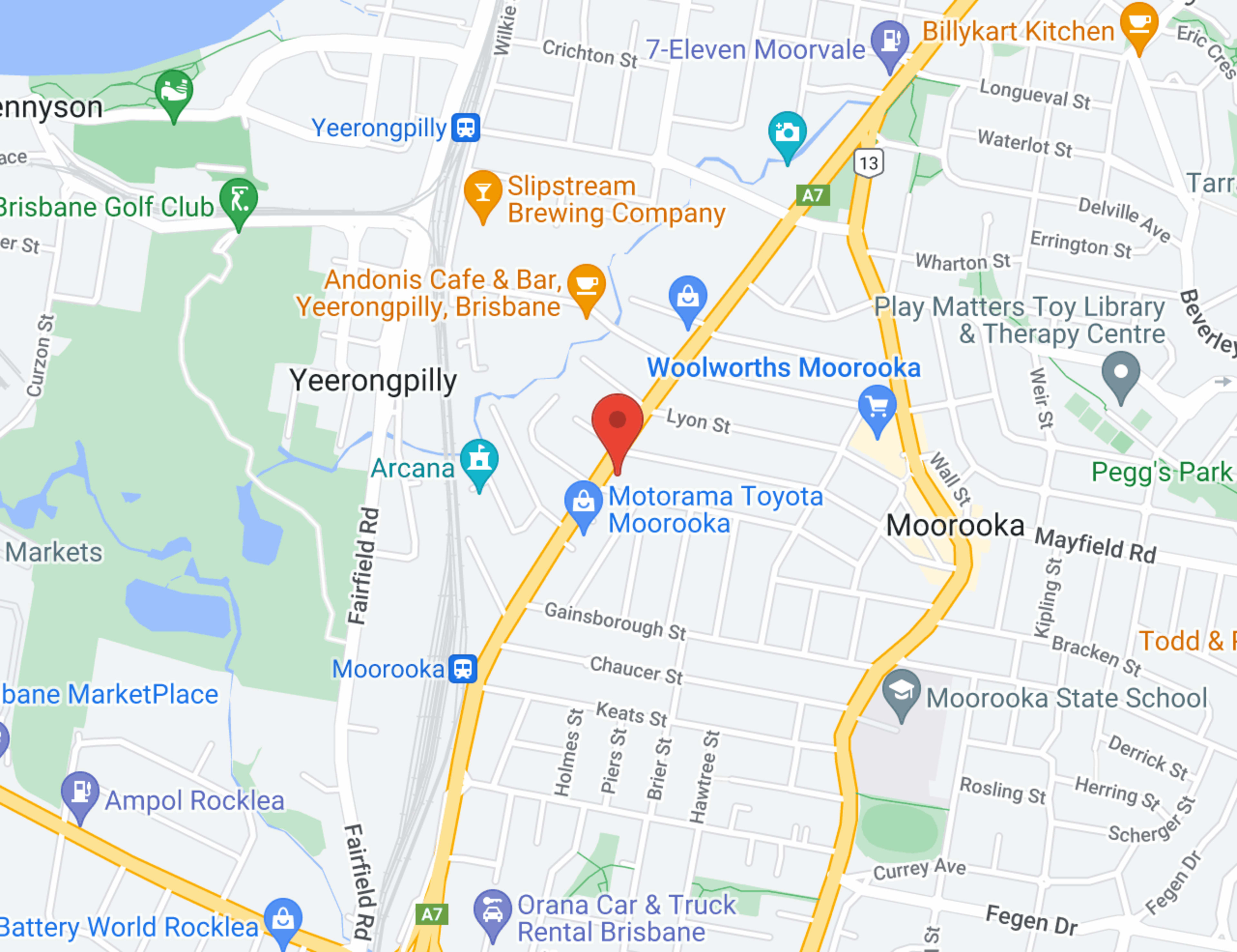 Salters Cars Moorooka map