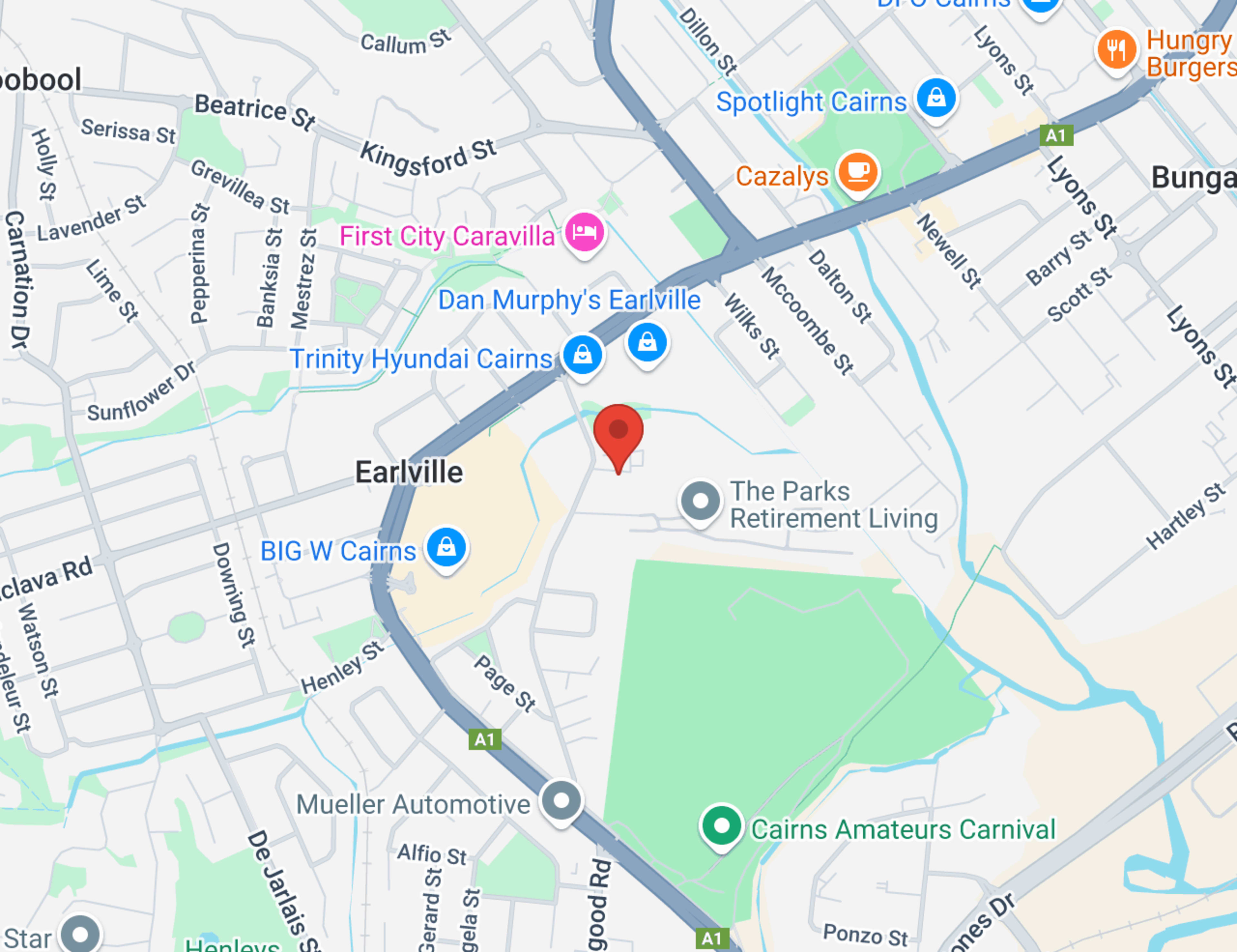 Trinity Auto Parts map