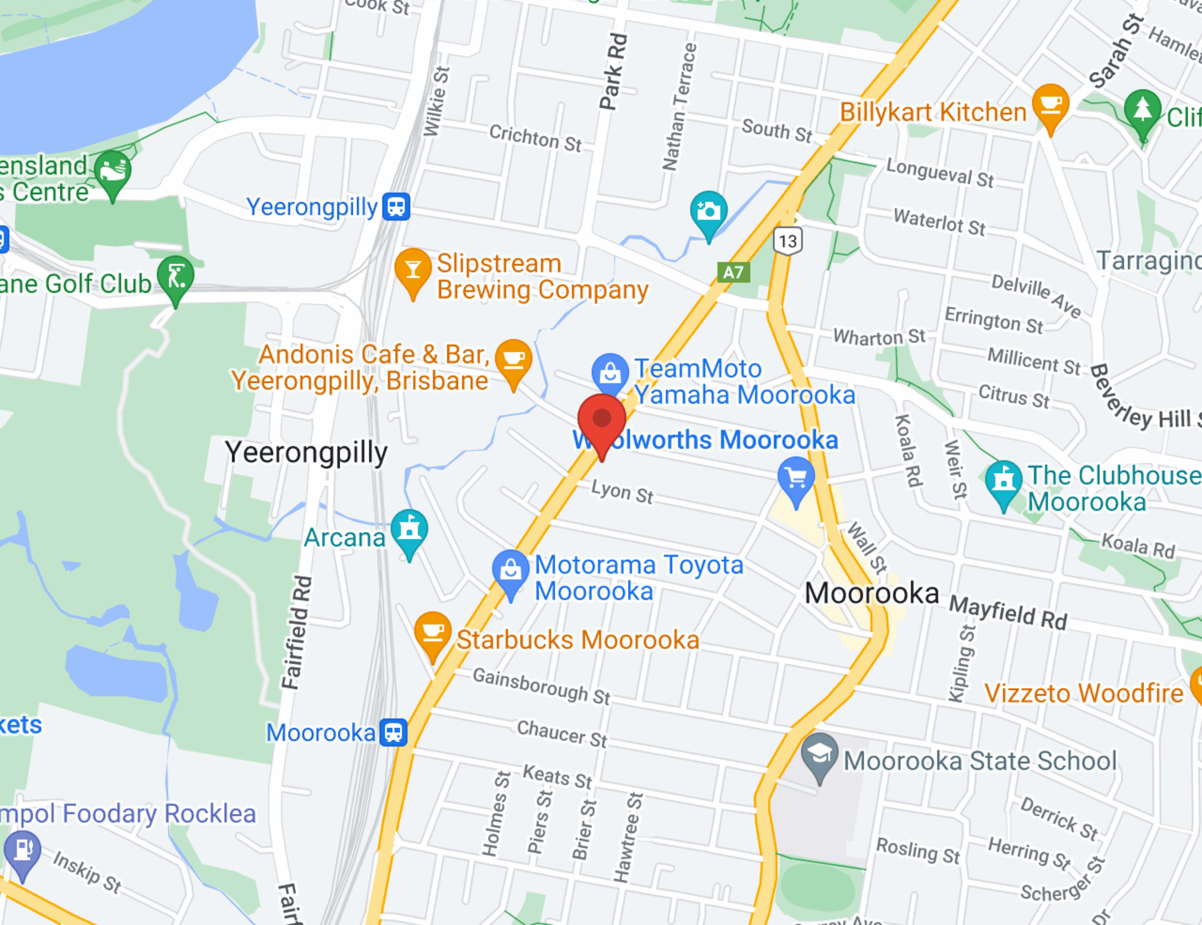 Moorooka Wholesale Vehicles map