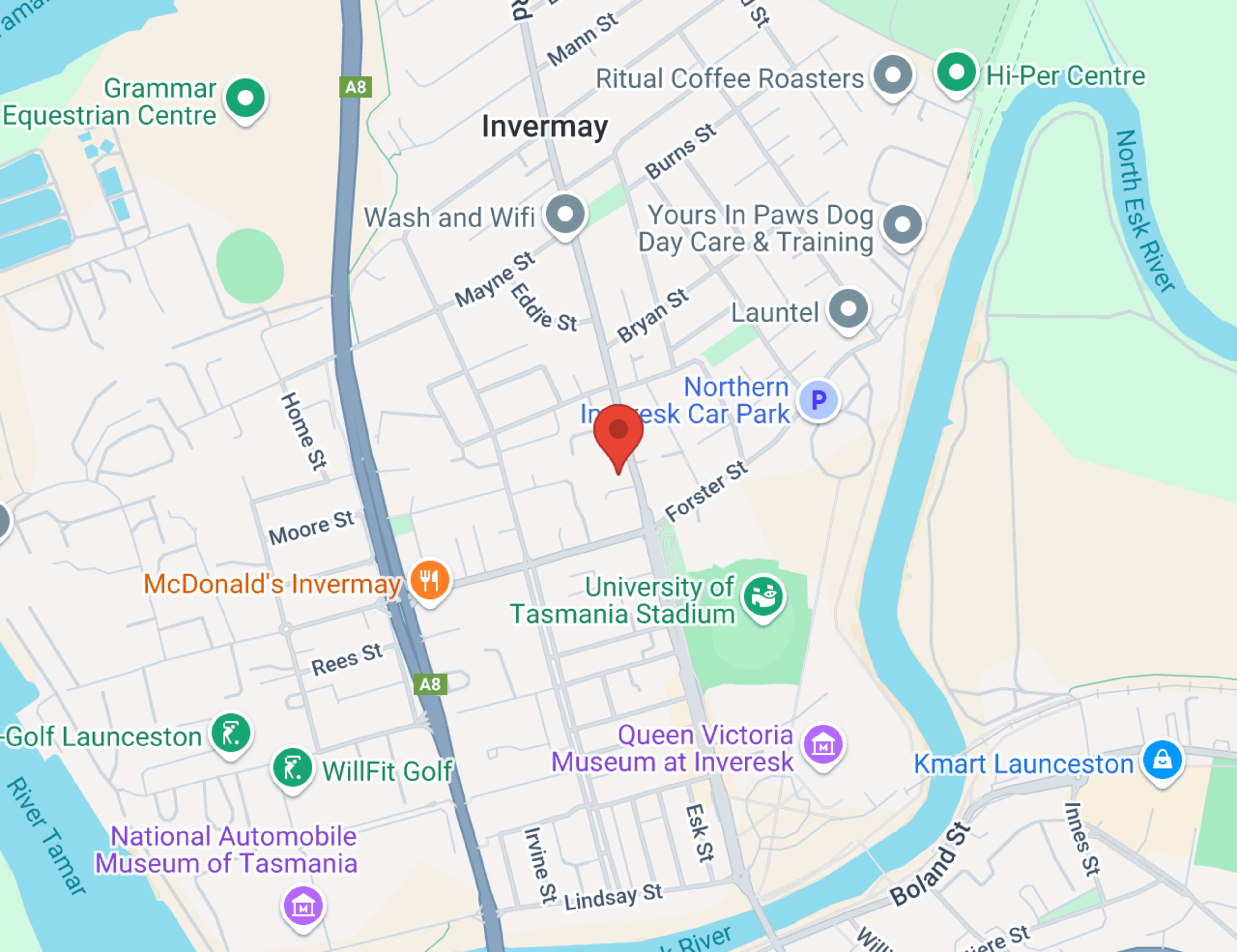 Launceston GWM - Sales map