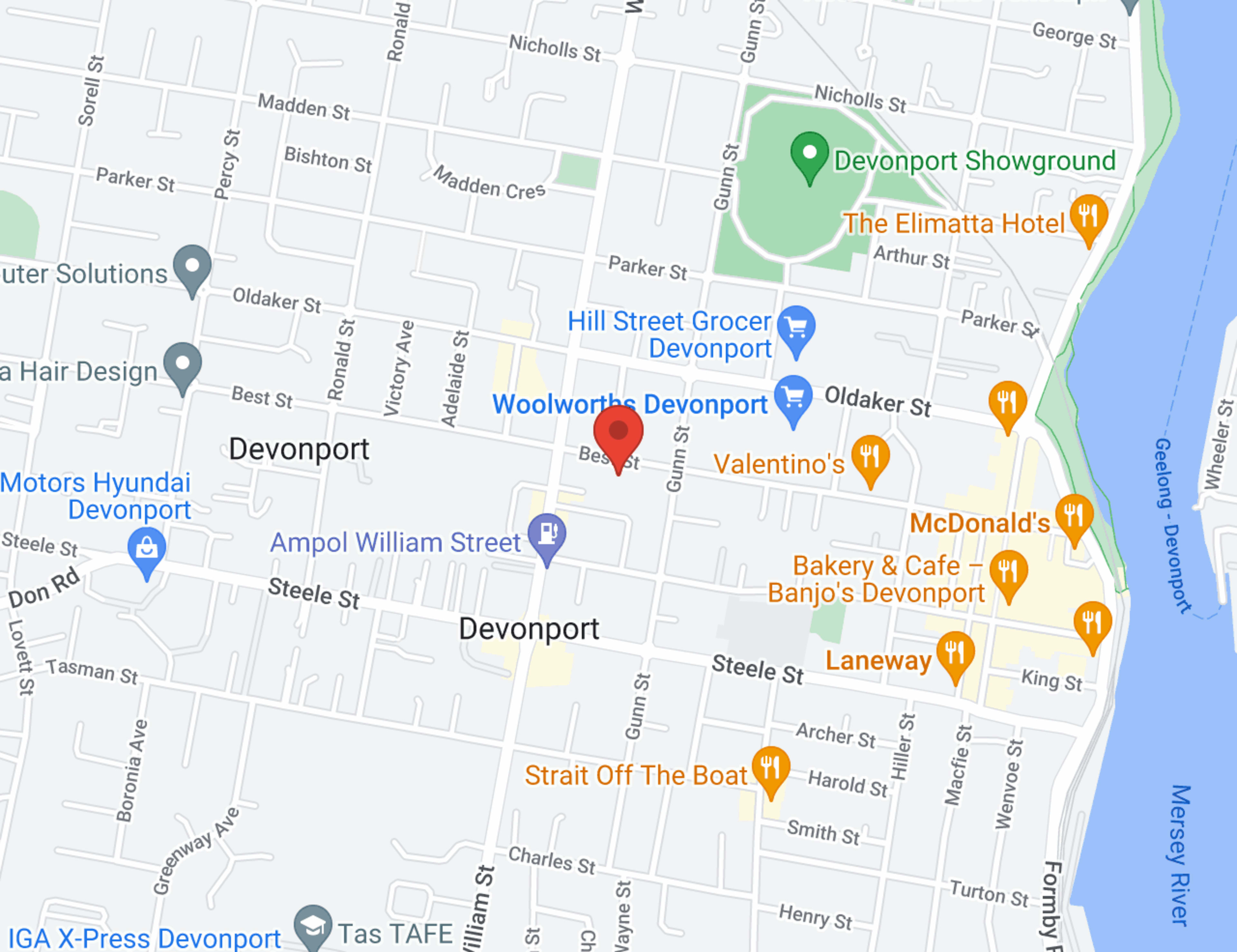 Devonport Mazda - Used Cars map