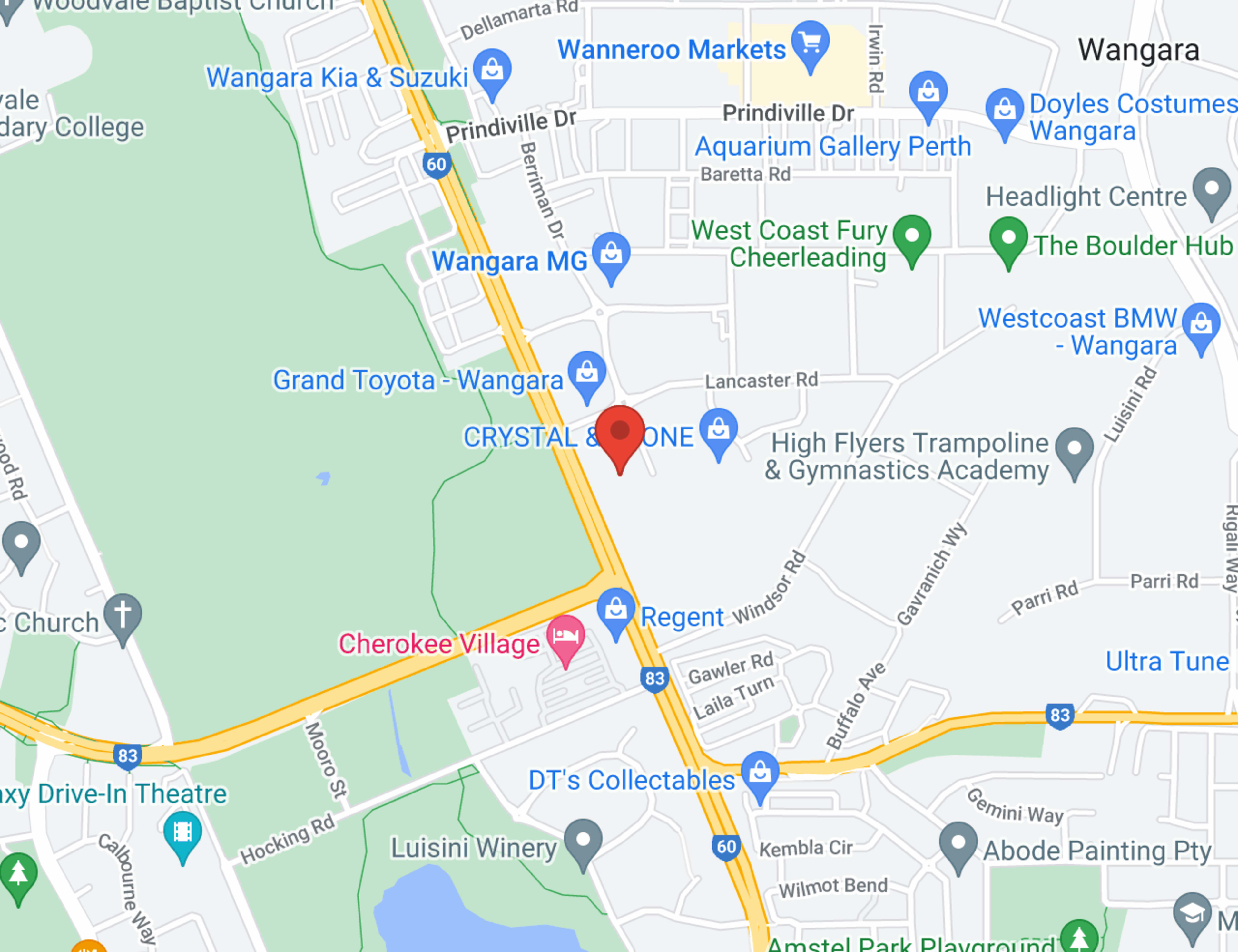 Wanneroo Mazda - Parts map