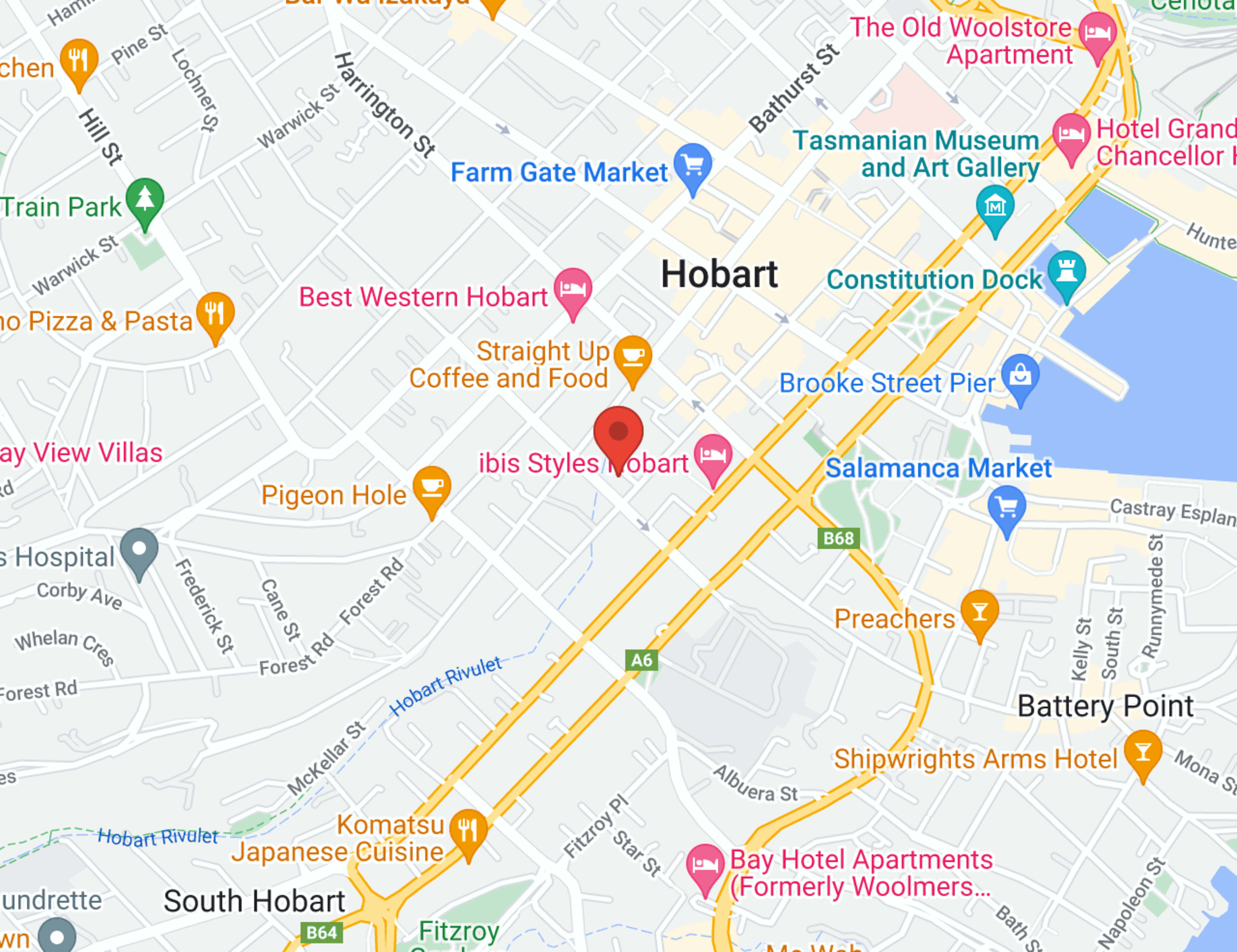 Hobart BMW - Sales map