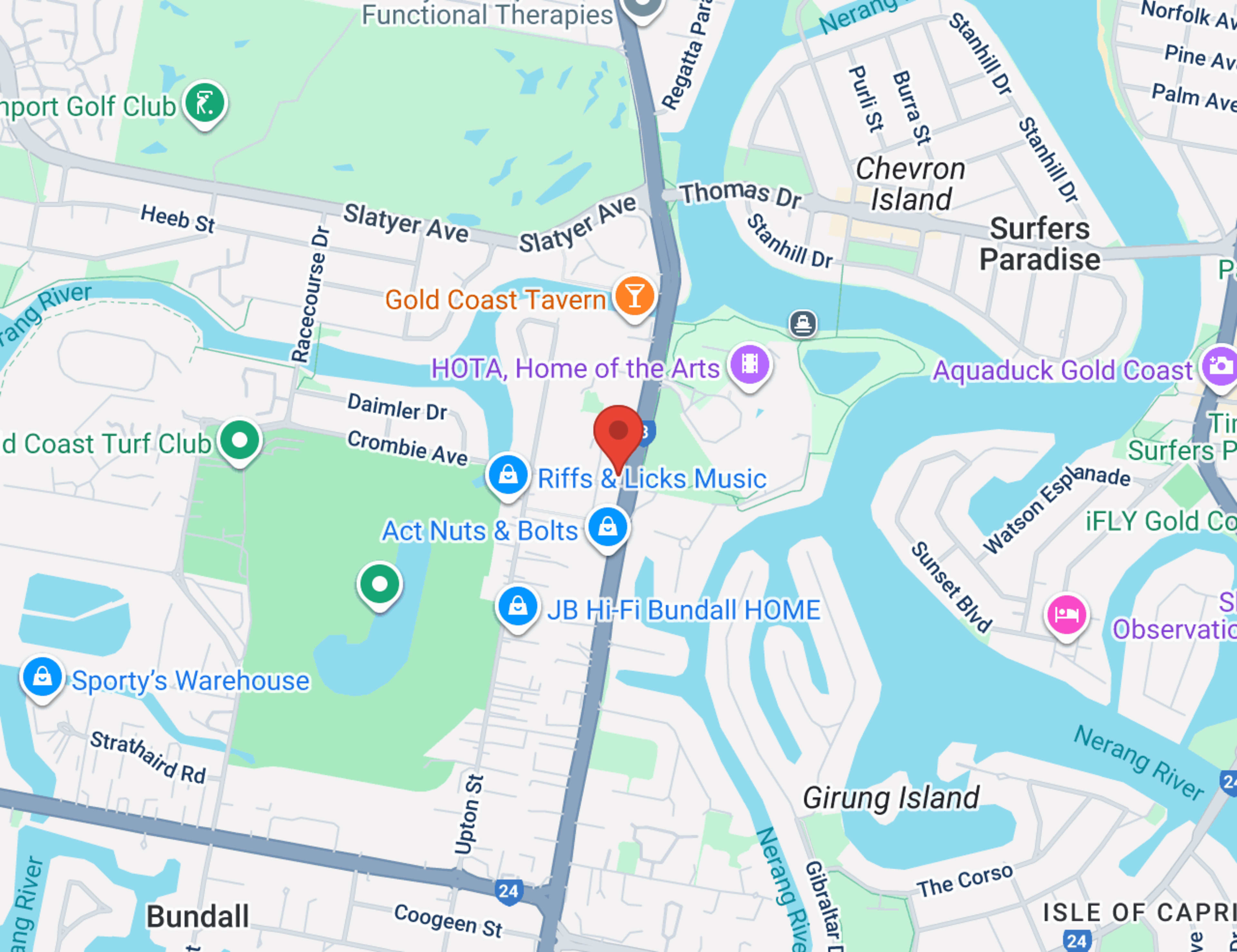Titan Vehicle Brokers - Gold Coast map
