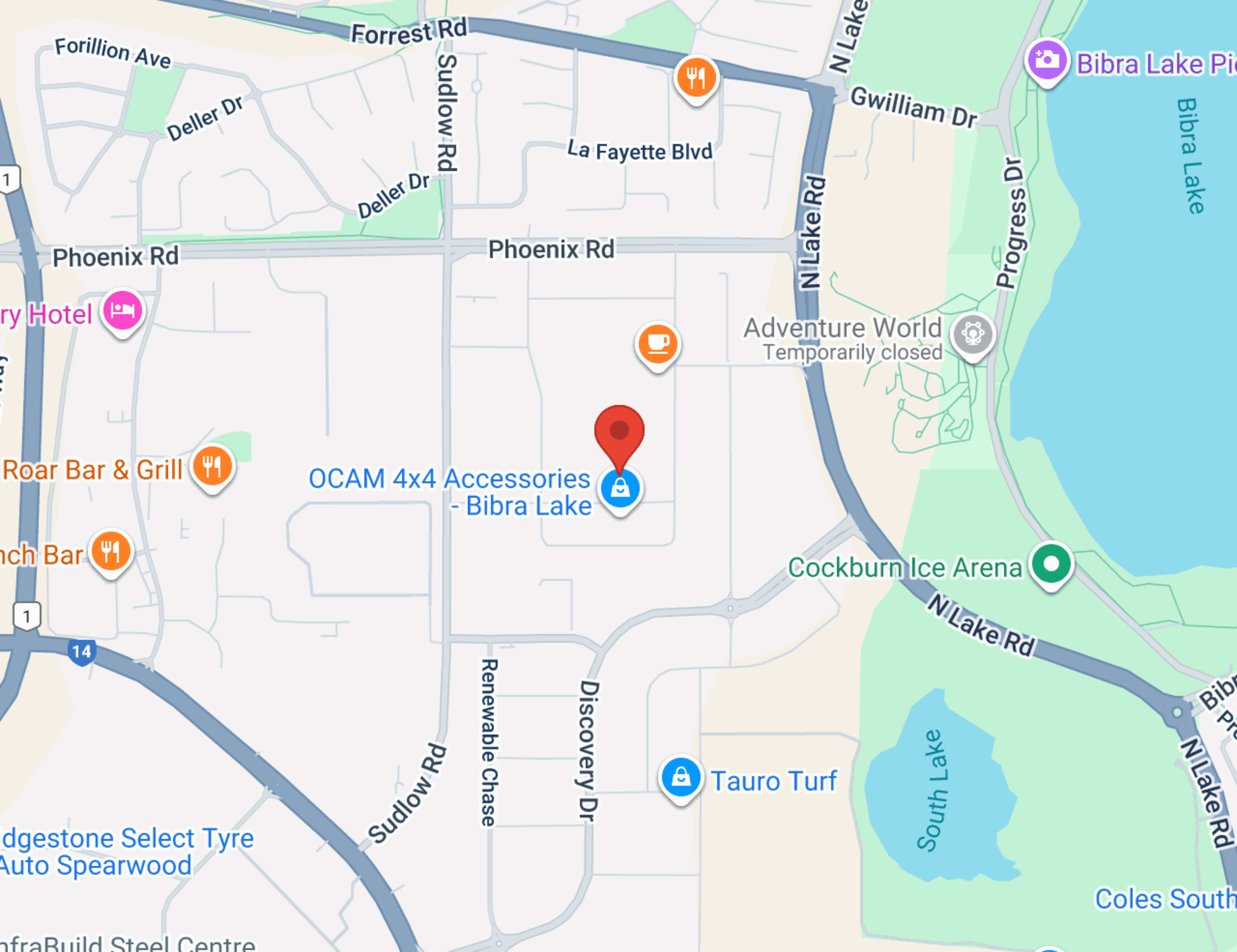 Cockburn Toyota - Service map