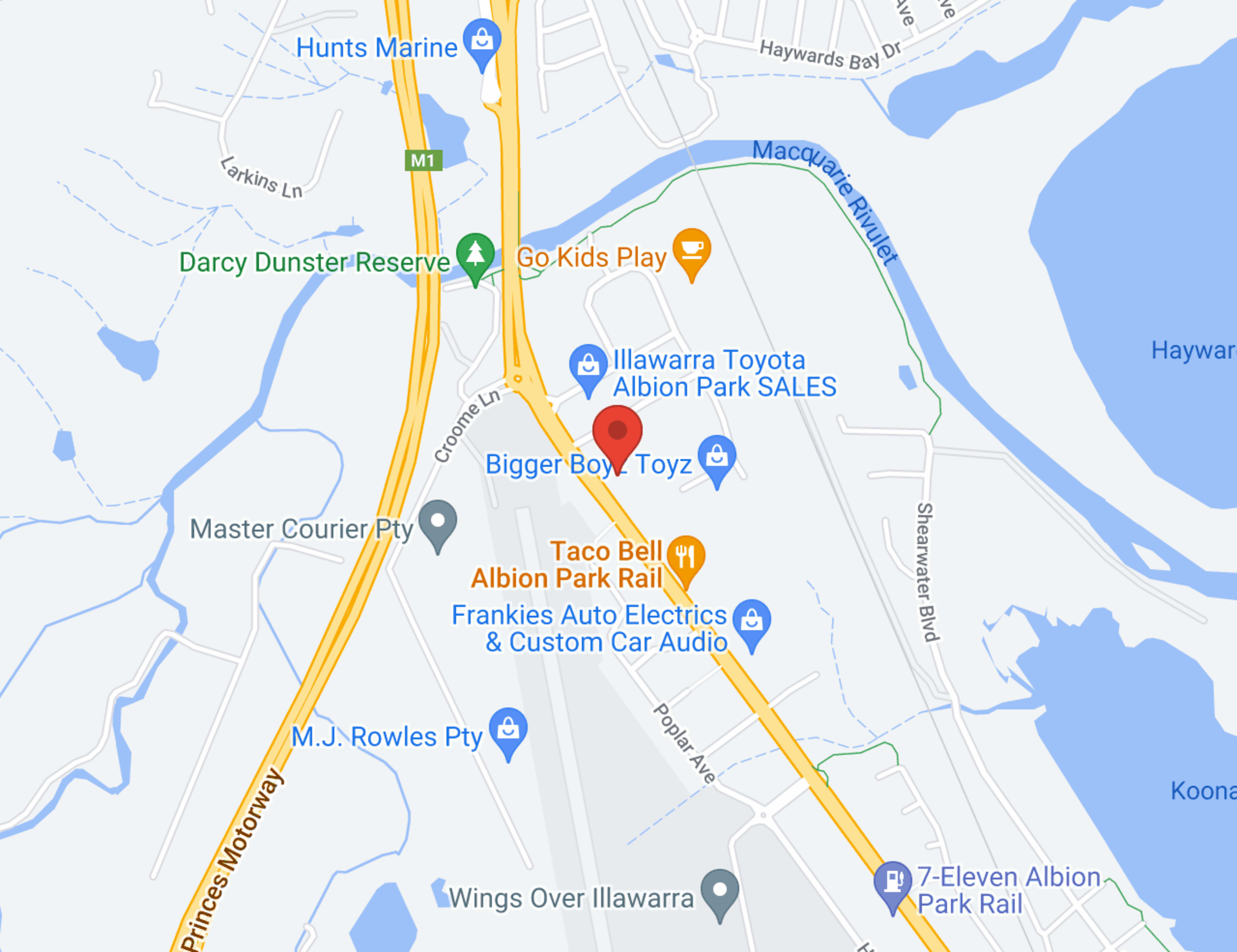 Illawarra Hino - Sales map