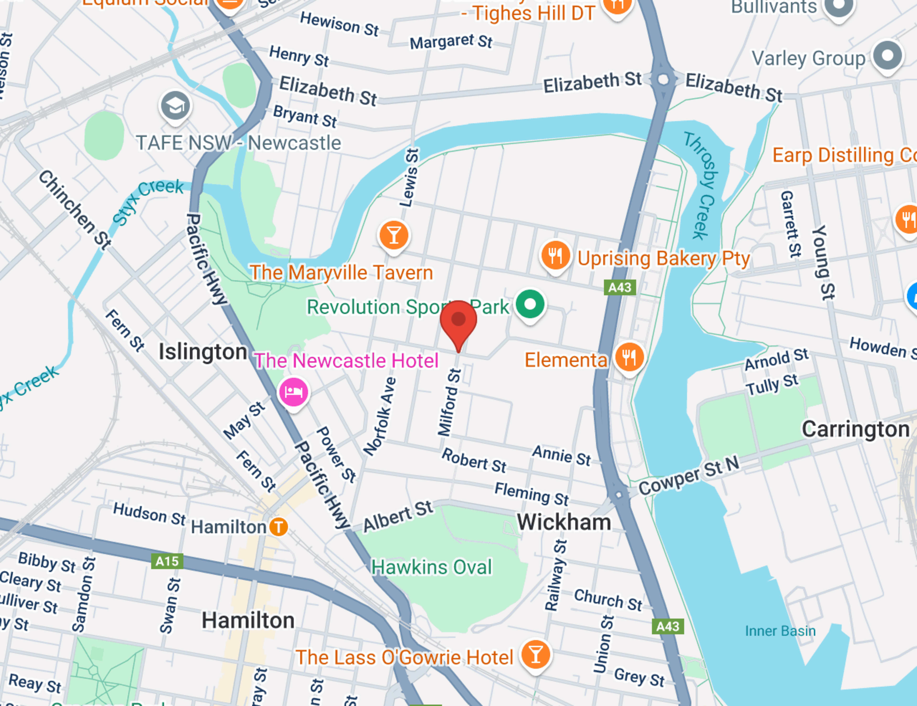 Cheap Wholesale Cars  -  Wickham map