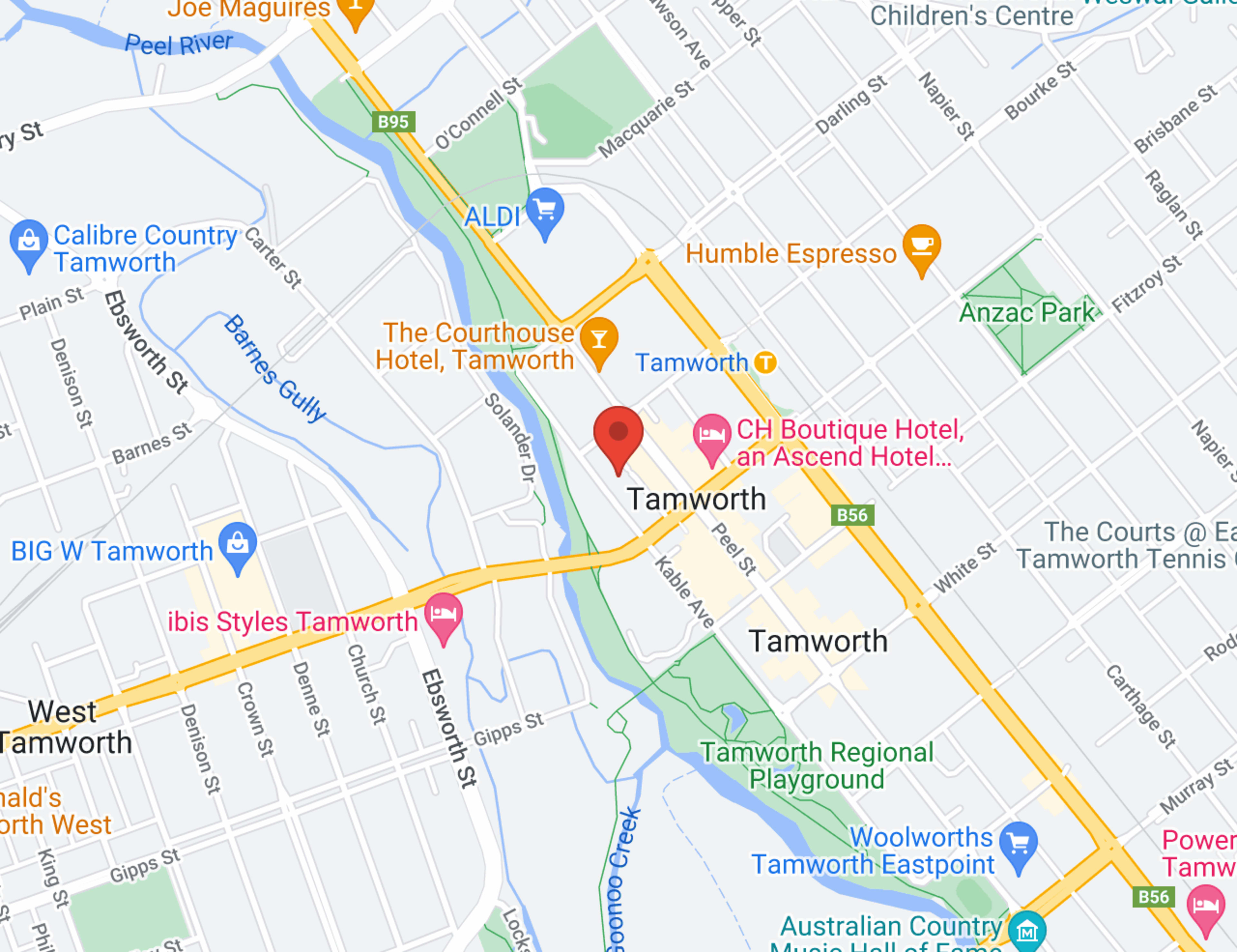 Tamworth Mitsubishi - Parts map