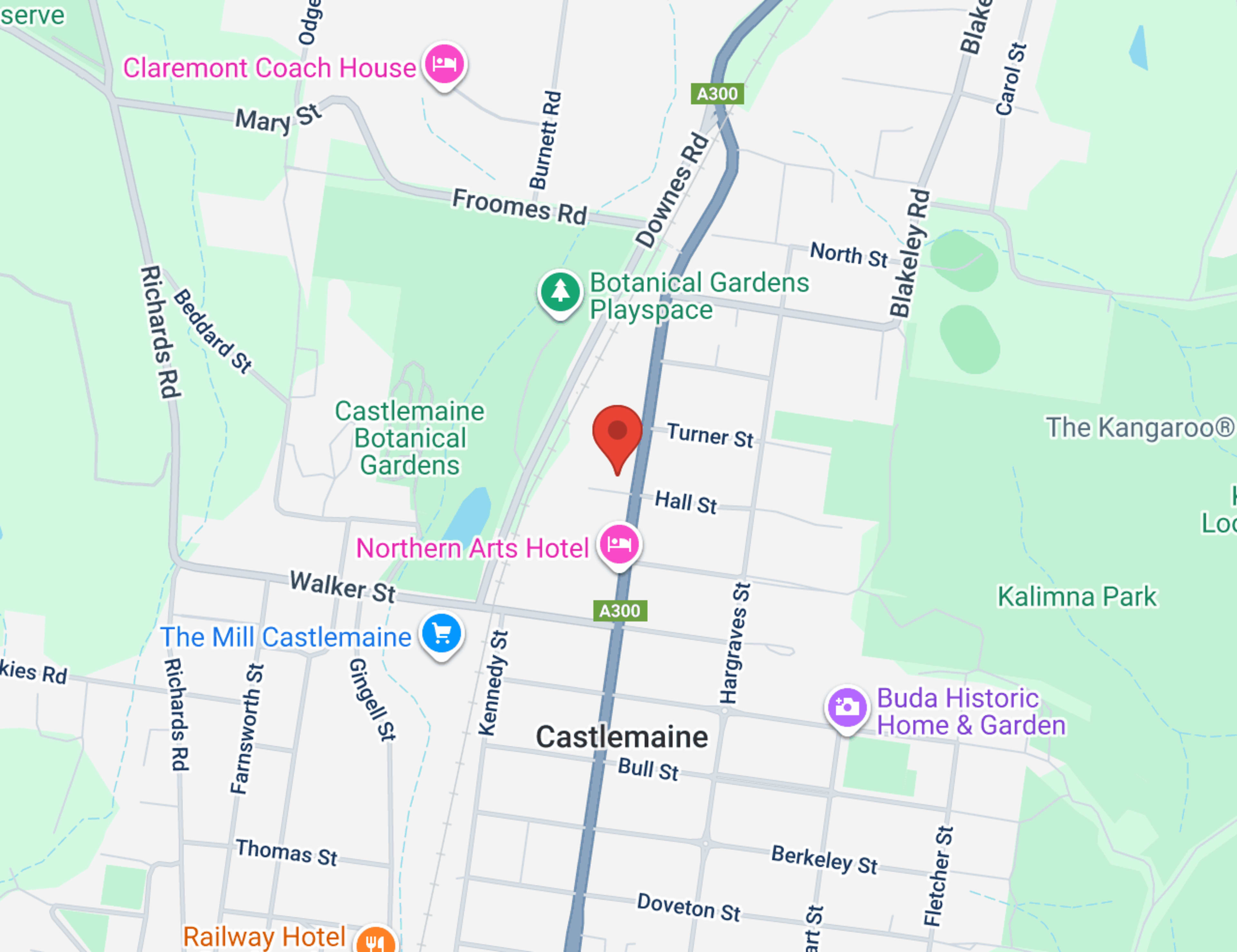 Castlemaine Toyota - Service map