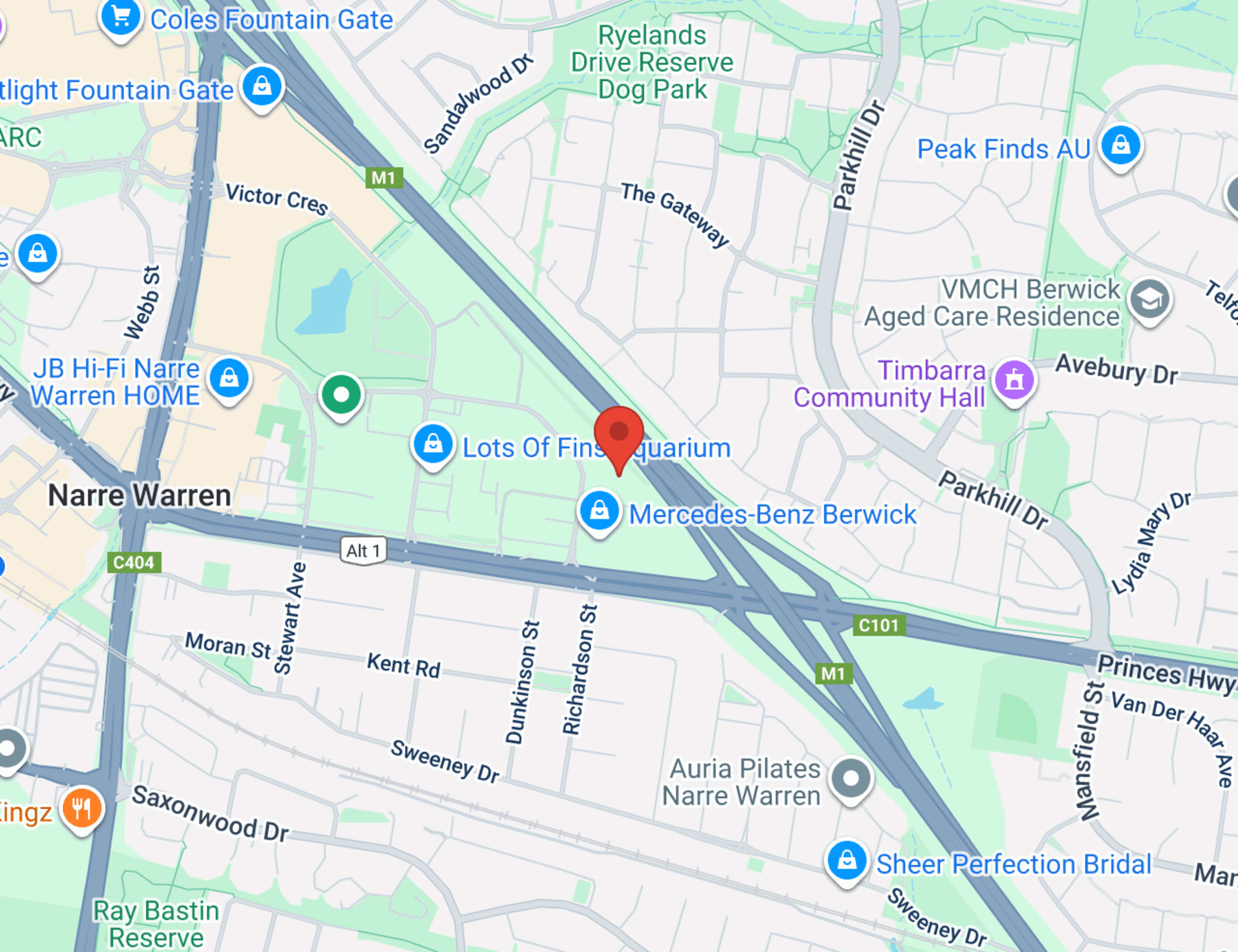 Market City Finance map