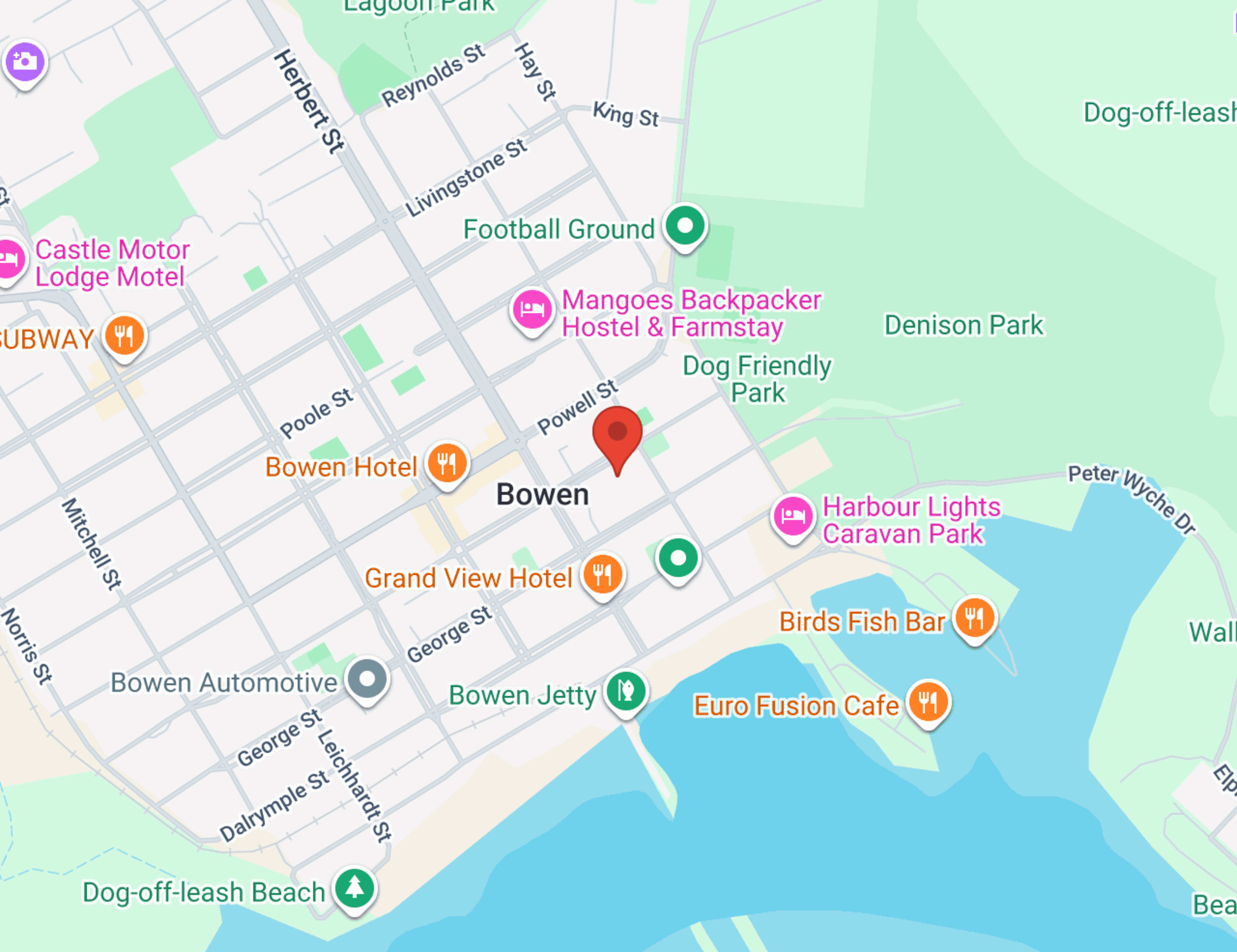 Bowen Mitsubishi - Sales map