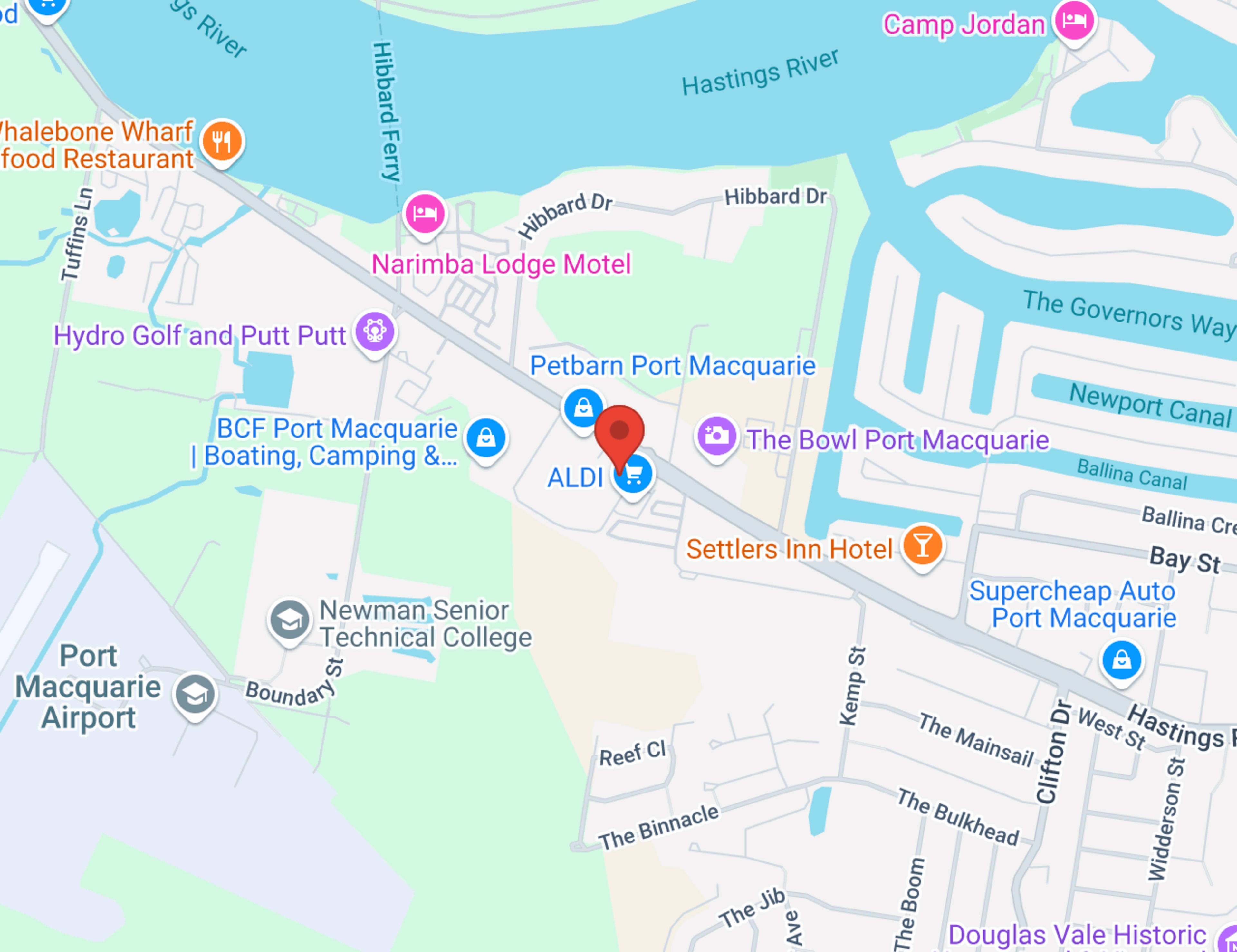 John Oxley Nissan - Parts map