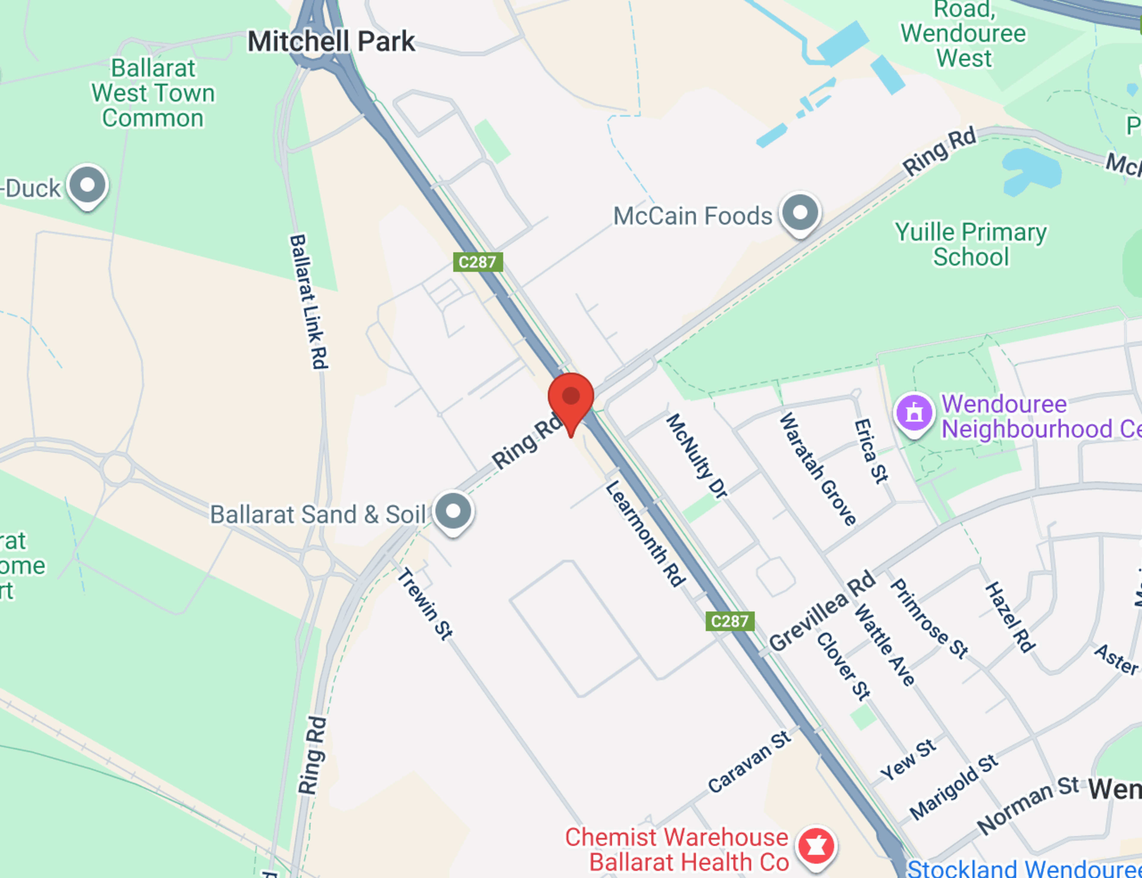 Ballarat GMSV map